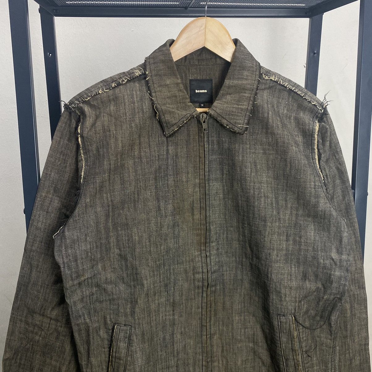 Beams Plus × Japanese Brand Beams Reconstruct Denim Black Jacket Size US M / EU 48-50 / 2 - 4 Thumbnail