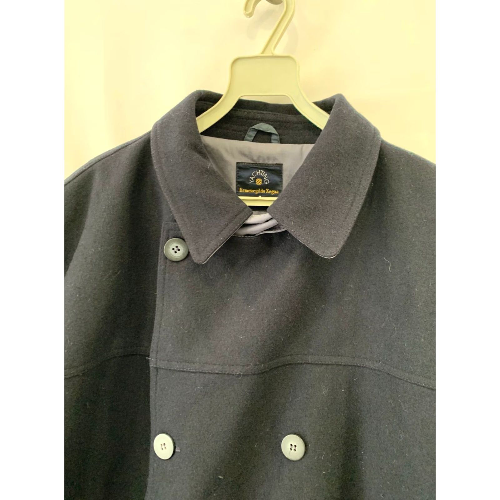 Ermenegildo Zegna Ermenegildo Zegna Yachting Navy Peacoat Wool Jacket Made in Italy 2XL Mens Navy Wool Peacoat Yachting Collection 1990s Mens Size US XXL / EU 58 / 5 - 4 Thumbnail