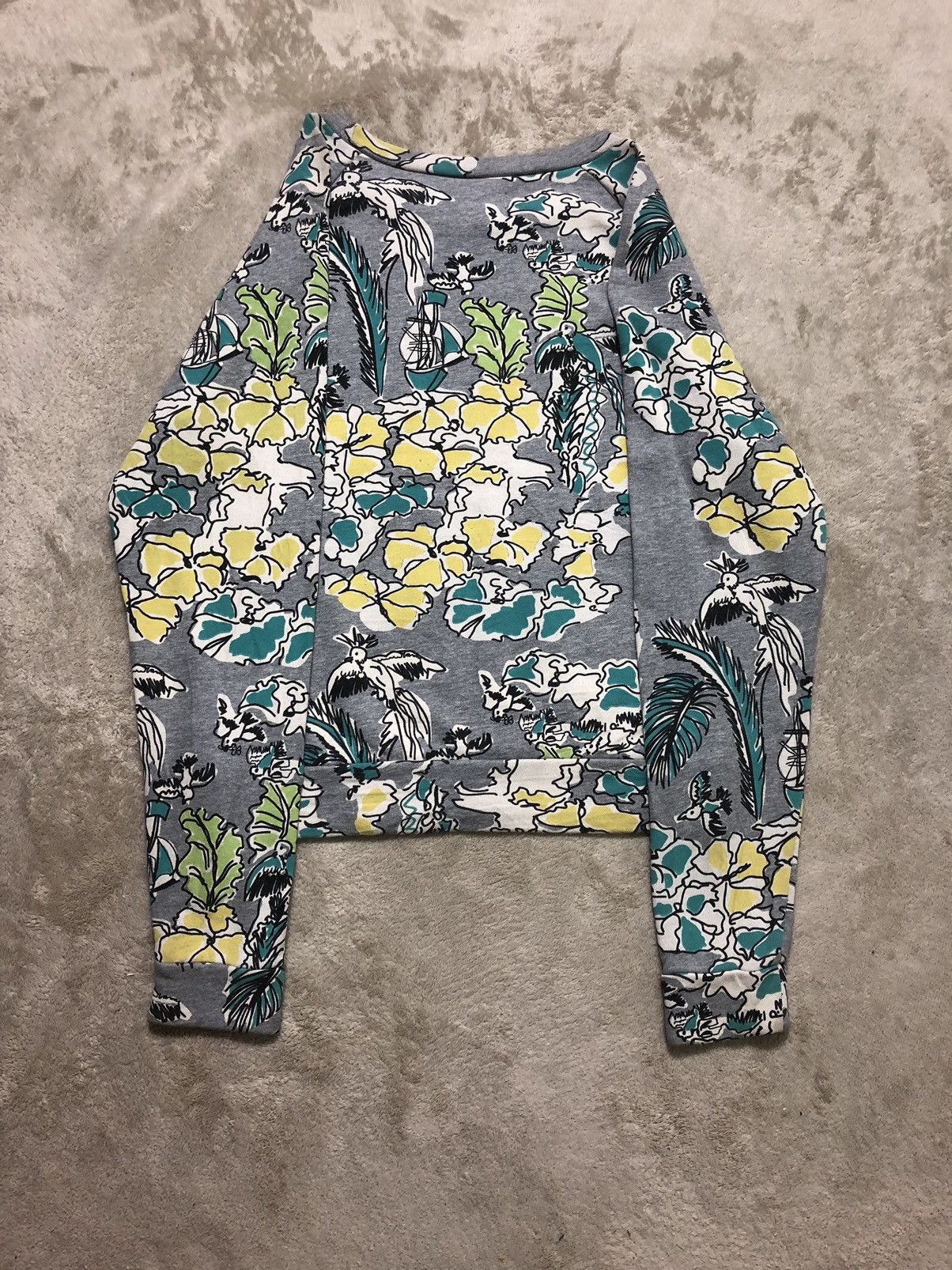 Japanese Brand × Vintage Vintage Sly Paradizo Full Print Sweatshirt Size US M / EU 48-50 / 2 - 10 Thumbnail