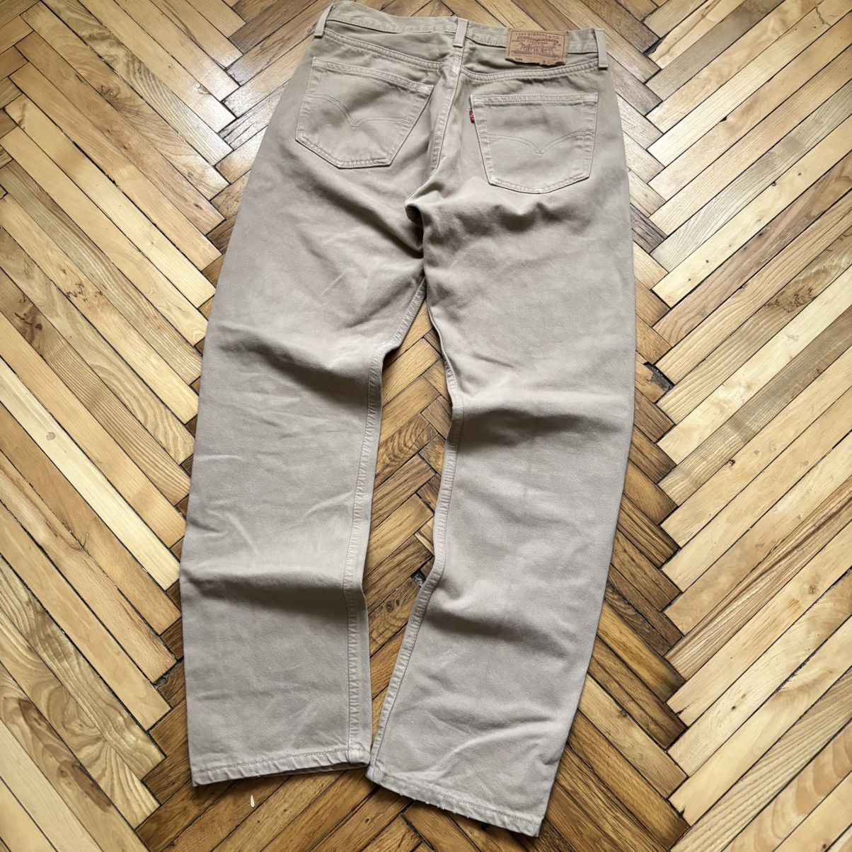Levi's Vintage Clothing Vintage 80’s Levi’s 501 Jeans Made in UK Beige Denim Rare Ye Size US 32 / EU 48 - 1 Thumbnail