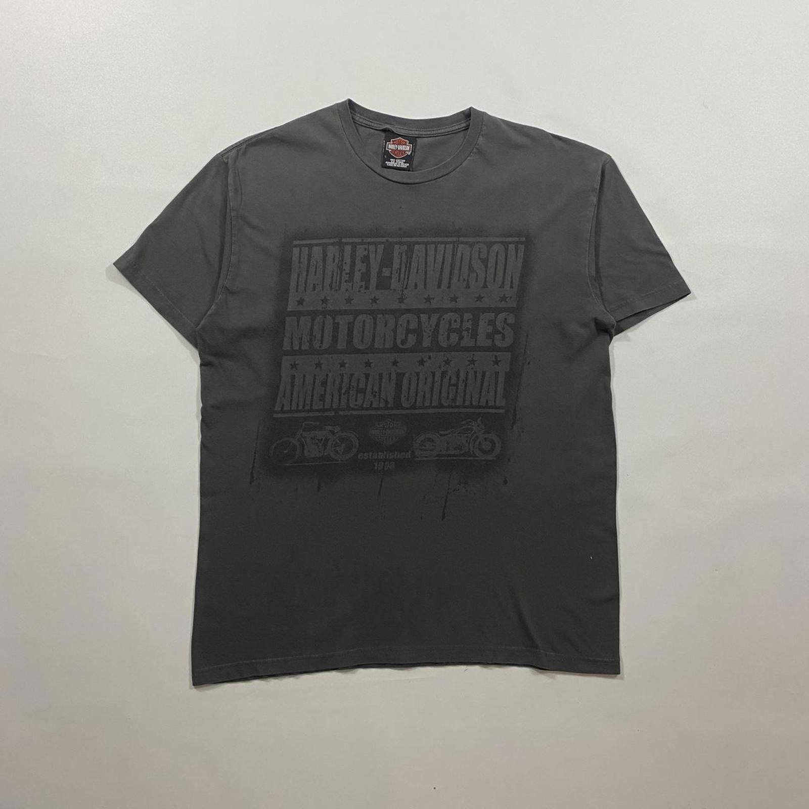 Harley Davidson Harley Davidson black and grey streetwear tee #bikerstyle Size US L / EU 52-54 / 3 - 1 Thumbnail
