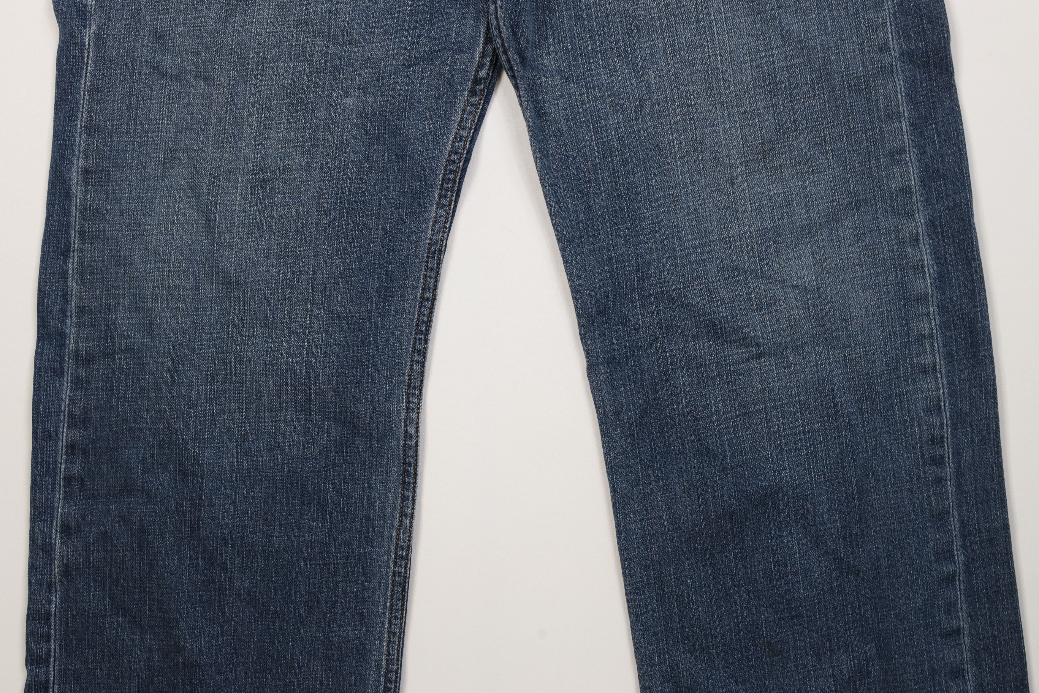 Levi's Vintage Y2K Levis 569 Straight Wide Leg Denim Jeans Blue Size US 36 / EU 52 - 3 Thumbnail