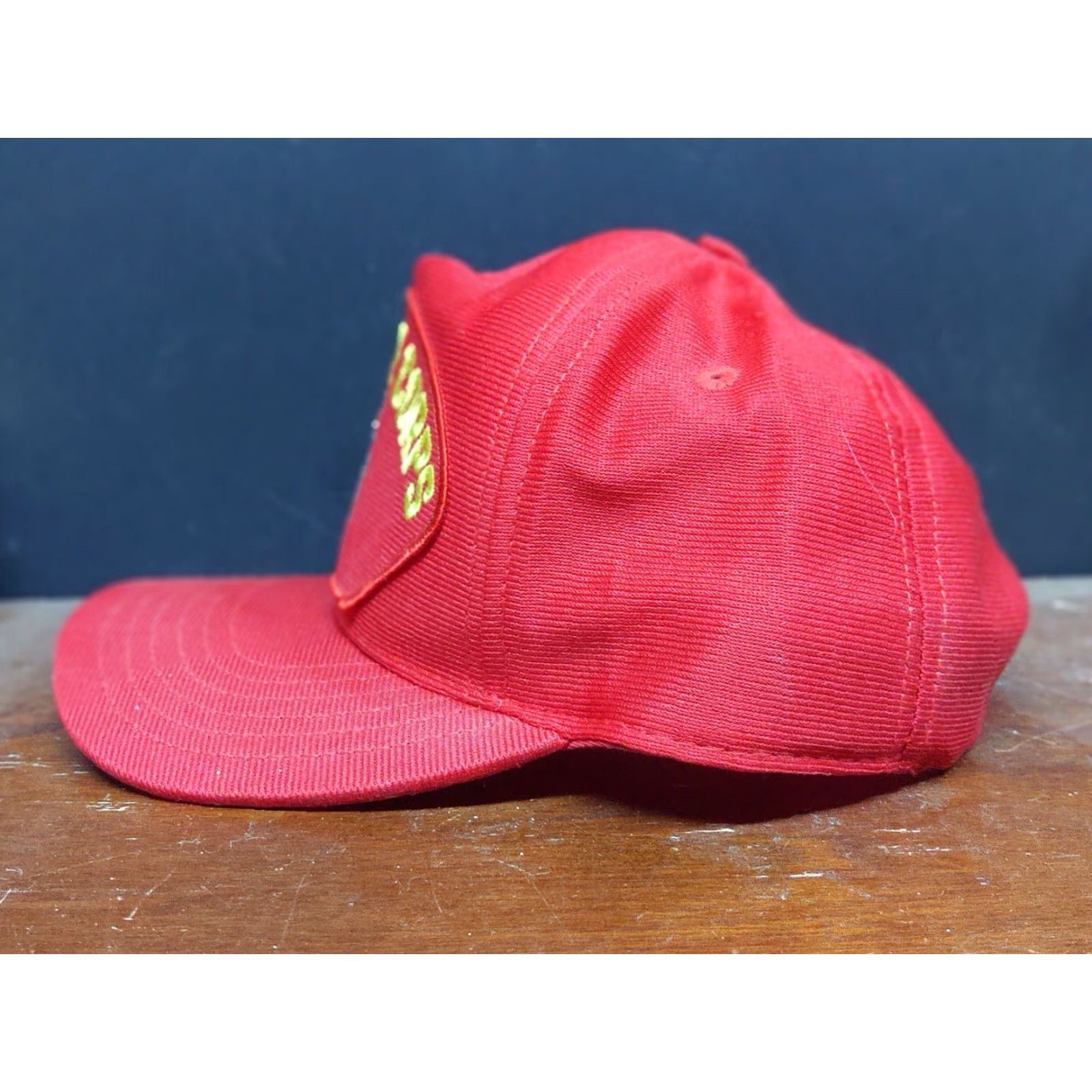 Vintage VINTAGE Eagle Crest USMC Marines Red Snap Back Hat Eagle Crest / Snapback / Hat / Men / Adjustable / Red / Twill / Polyester / Solid / Marine / 90s? Size ONE SIZE - 3 Thumbnail
