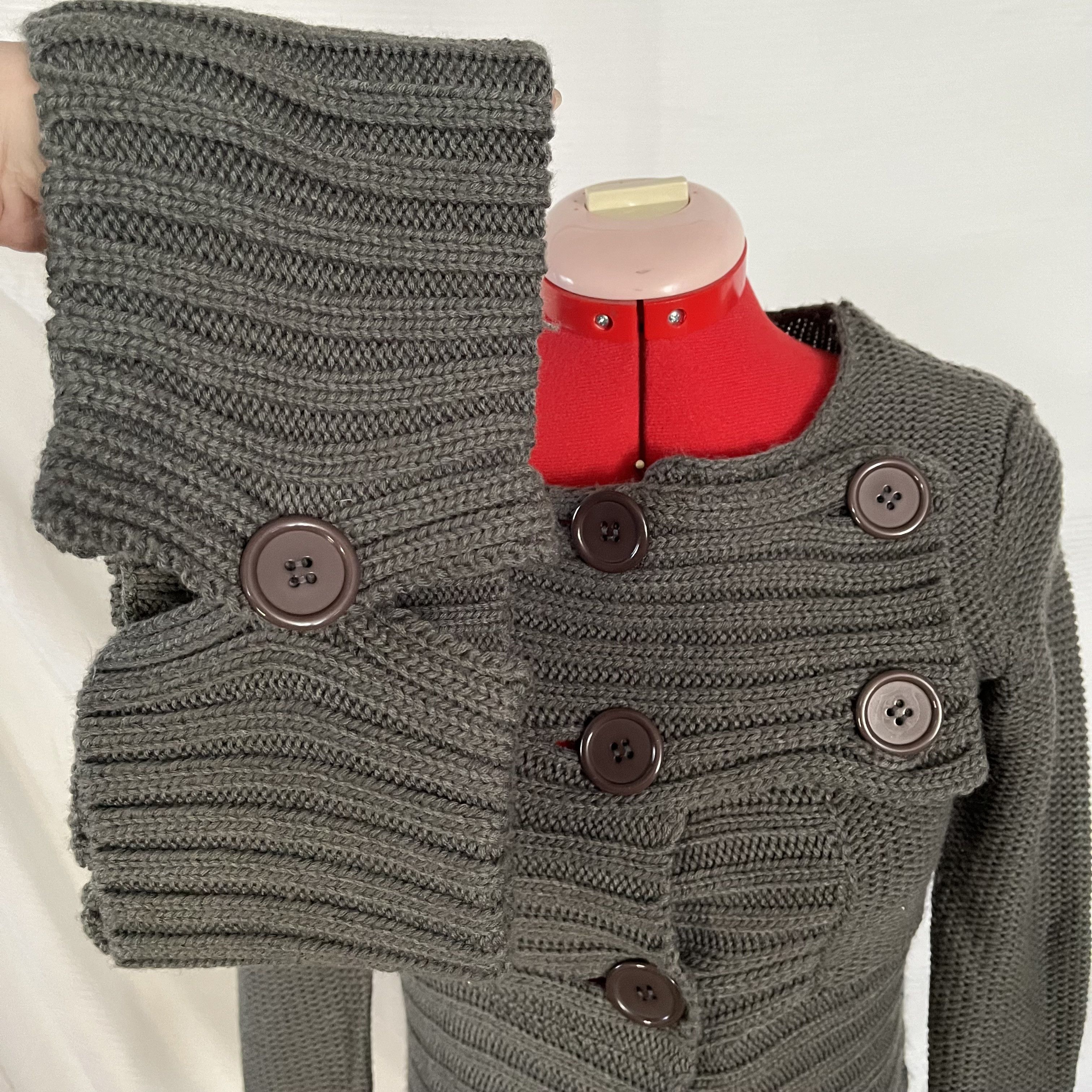 Other Y2K Shy Girl 2 Piece Cowl Cardigan size L Size L / US 10 / IT 46 - 3 Thumbnail