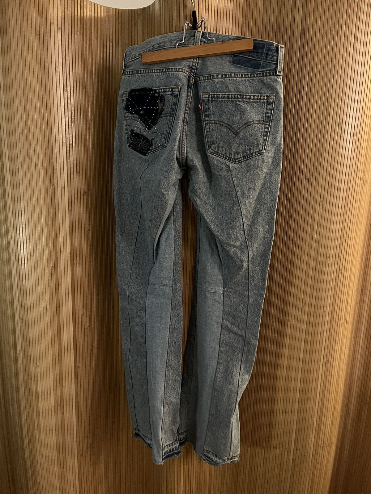 Vintage Kraftwork rework vintage levis flared denim Size US 32 / EU 48 - 2 Thumbnail