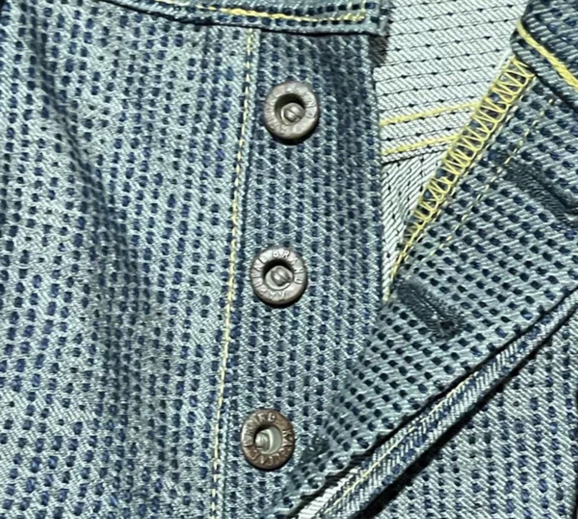 Kapital Kapital Hirata Kazuhiro Ink dyed Button Straight leg Jeans Size US 34 / EU 50 - 3 Thumbnail