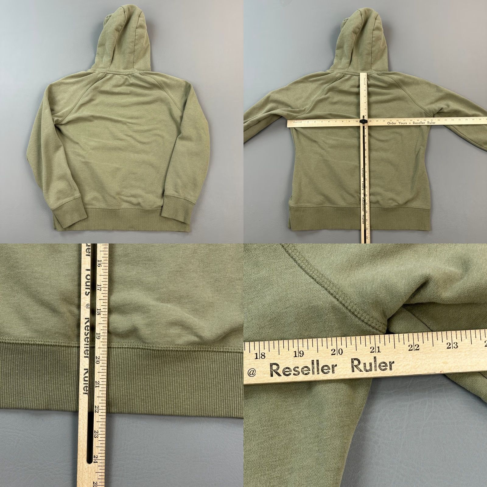 Gymshark Gymshark Hoodie Women's M Olive Green Pullover Logo Spellout Activewear Casual Pullover Hooded Sweatshirt Womens Size M / US 6-8 / IT 42-44 - 8 Thumbnail