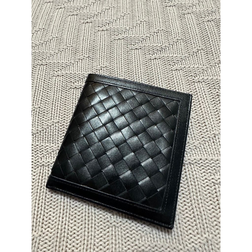 Other Vintage Prince Gardner black leather woven folded wallet NWT Size ONE SIZE - 1 Thumbnail