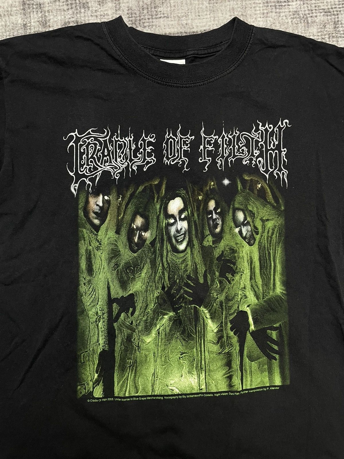 Band Tees Cradle of Filth Vintage 2003 Authentic Merch T Shirt Opium Size US M / EU 48-50 / 2 - 2 Thumbnail