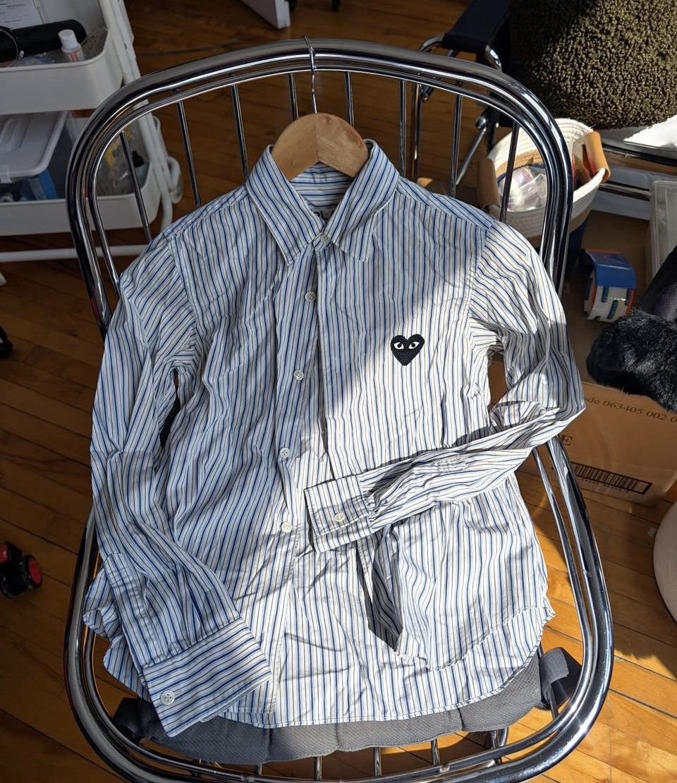 Comme des Garcons PLAY Comme des garçons PLAY Striped Button Up Size US XS / EU 42 / 0 - 1 Thumbnail