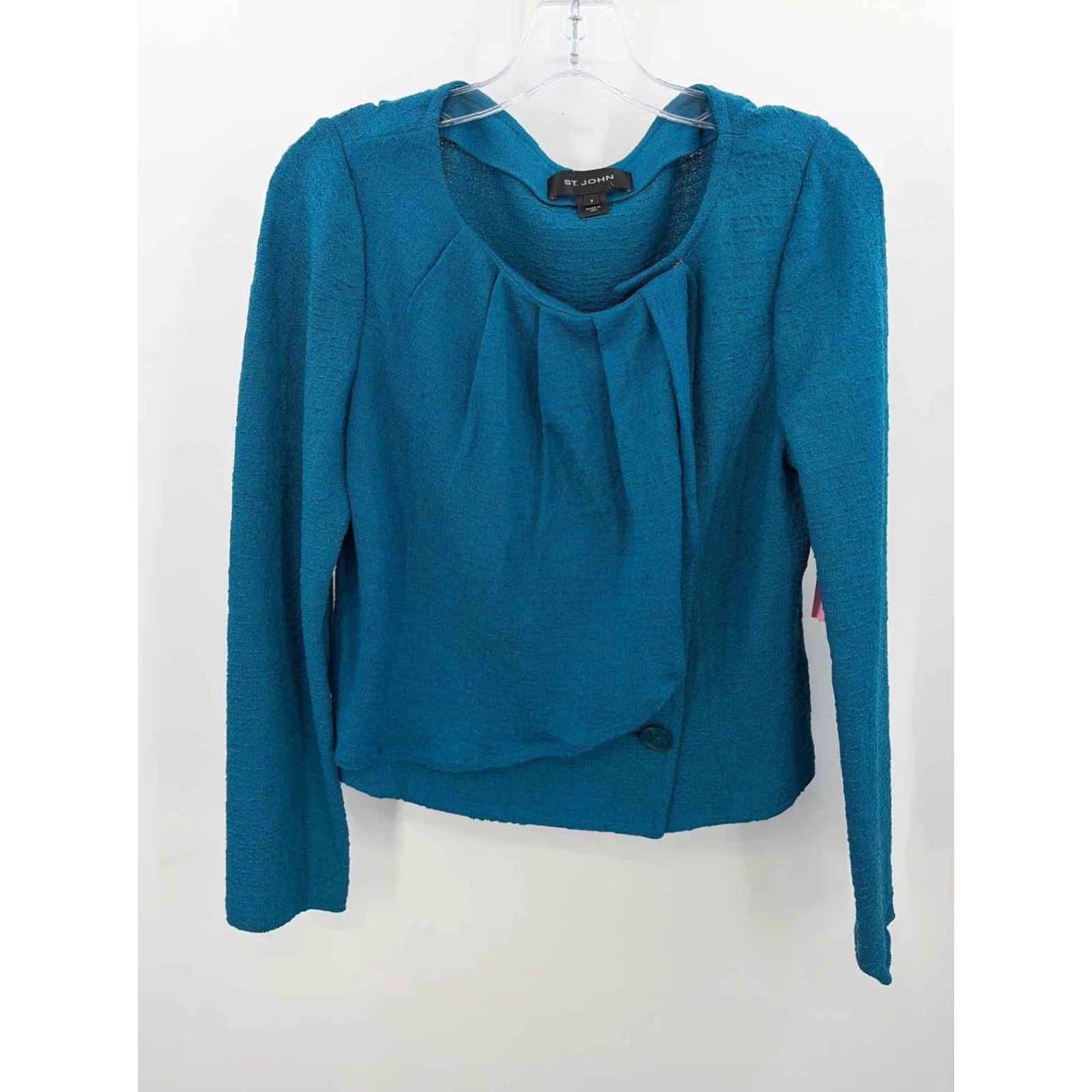 Vintage St John Blue Button Jacket 8 Size M / US 6-8 / IT 42-44 - 2 Thumbnail