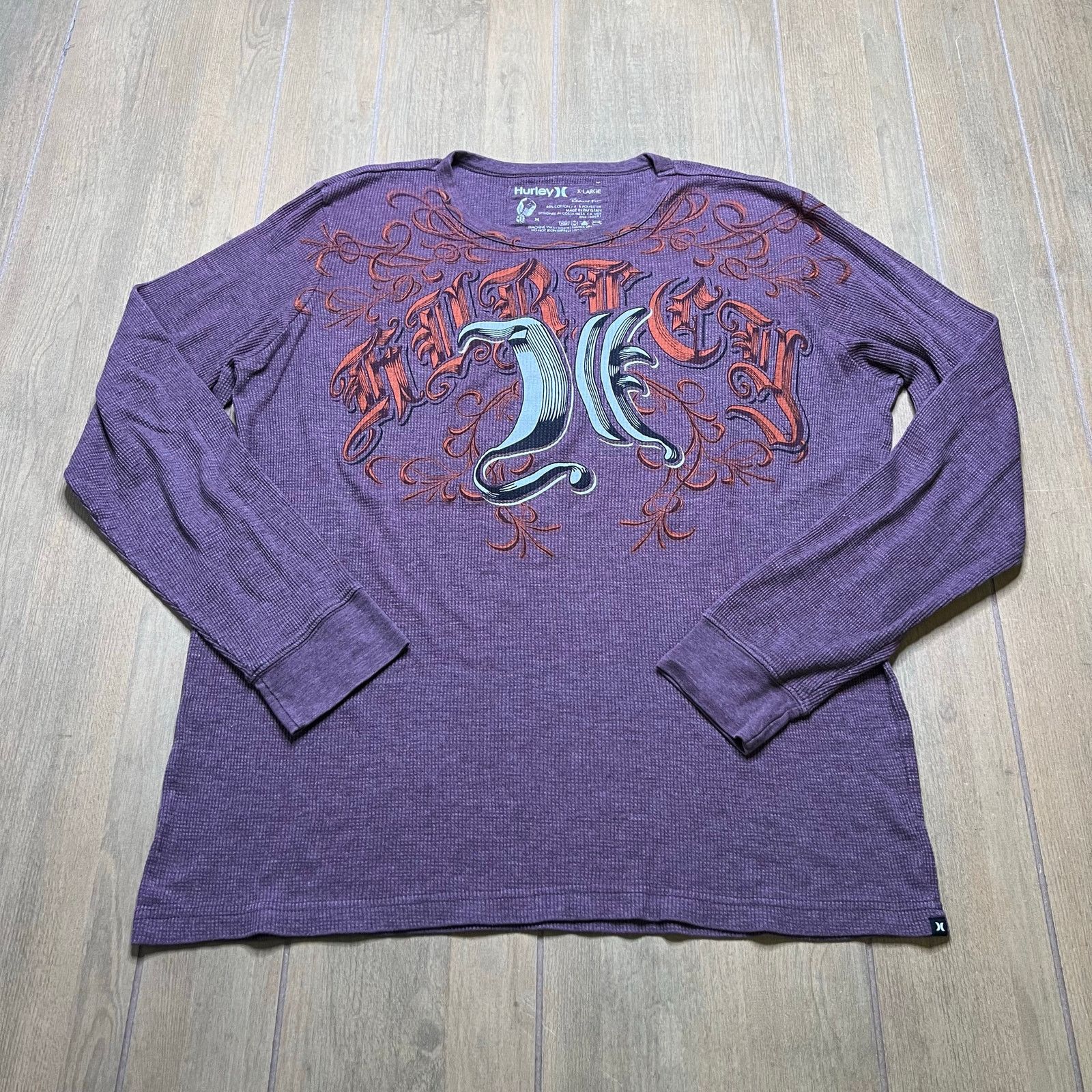 Hurley Vintage Y2K Hurley Men's long-sleeve shirt Sz XL Size US XL / EU 56 / 4 - 1 Thumbnail