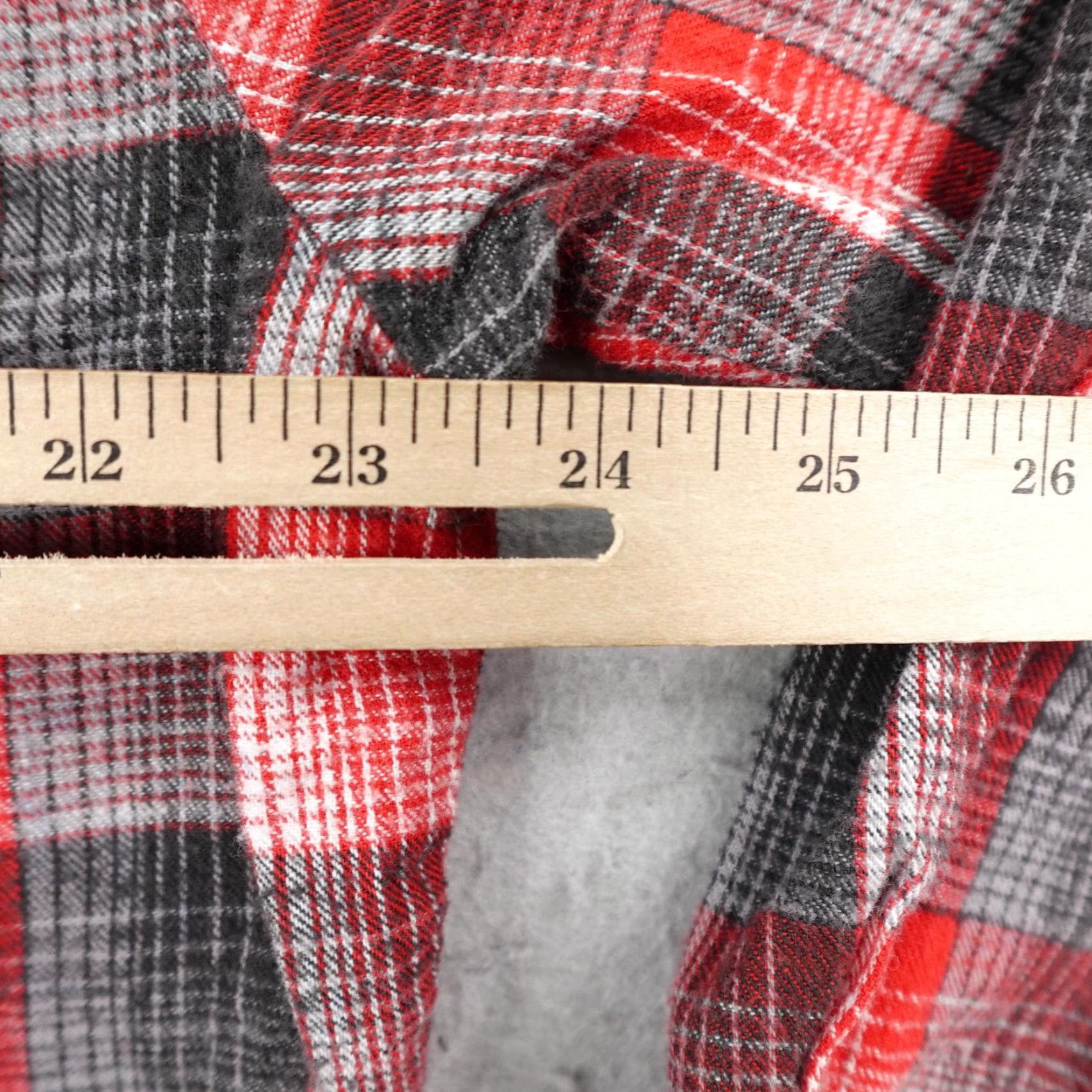 Levi's VINTAGE Levi's Shirt Mens XL Red Gray Flannel Sutter Creek Western Pearl Snap 90s Size US XL / EU 56 / 4 - 6 Thumbnail