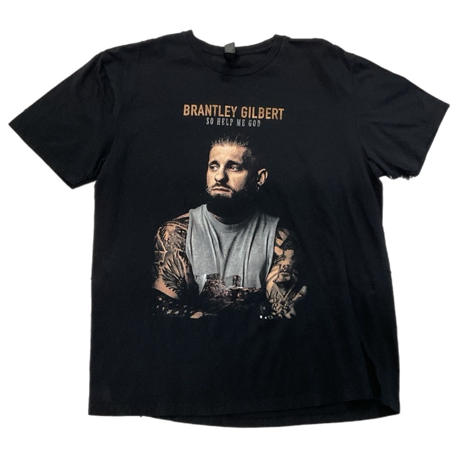 Gildan Brantley Gilbert “ So help me God” t-shirt Size US L / EU 52-54 / 3 - 1 Thumbnail