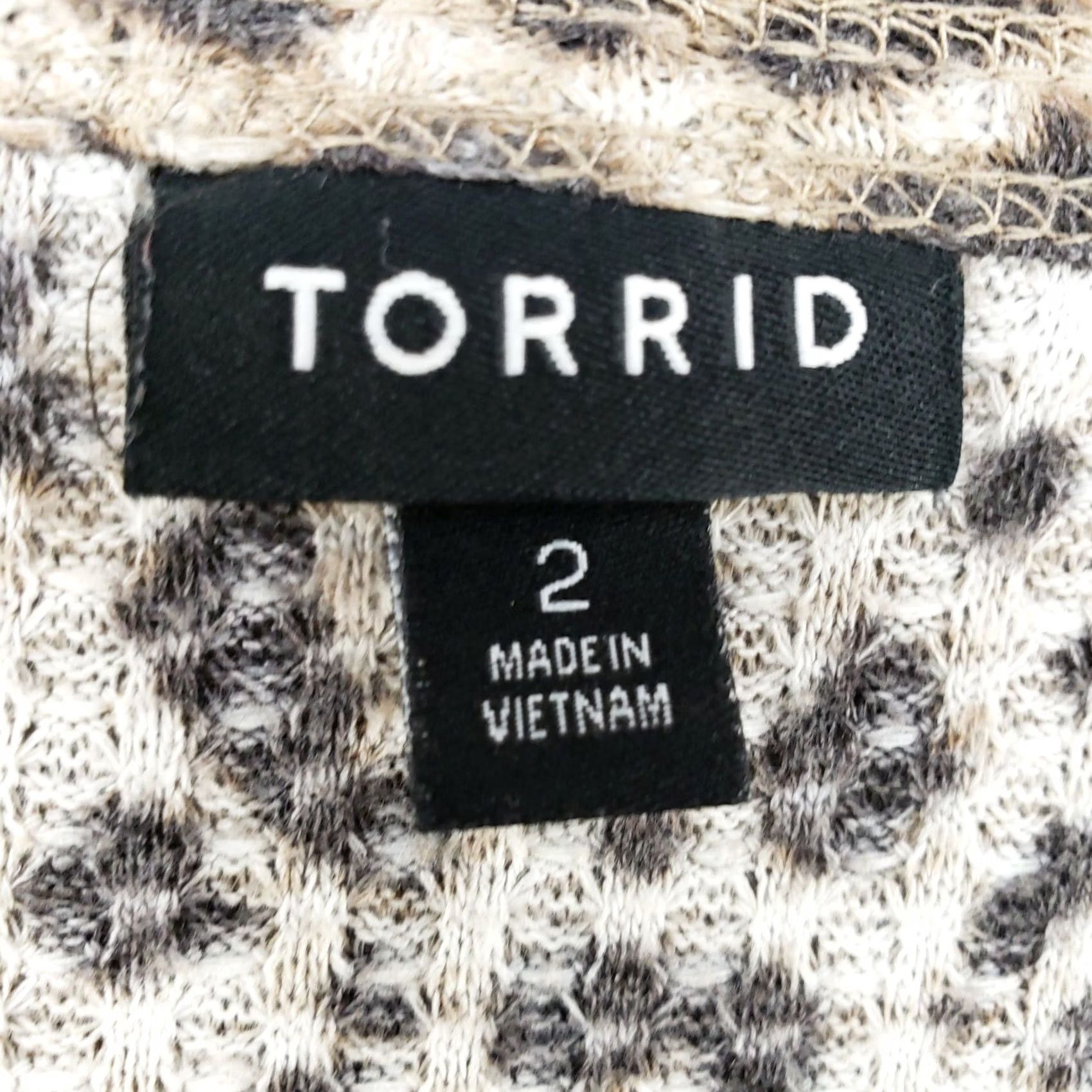 Torrid Torrid Womens Top Size 2X Leopard Chetah Animal Print Snap Up Neck Popover Size XXL / US 16-18 / IT 52-54 - 5 Thumbnail