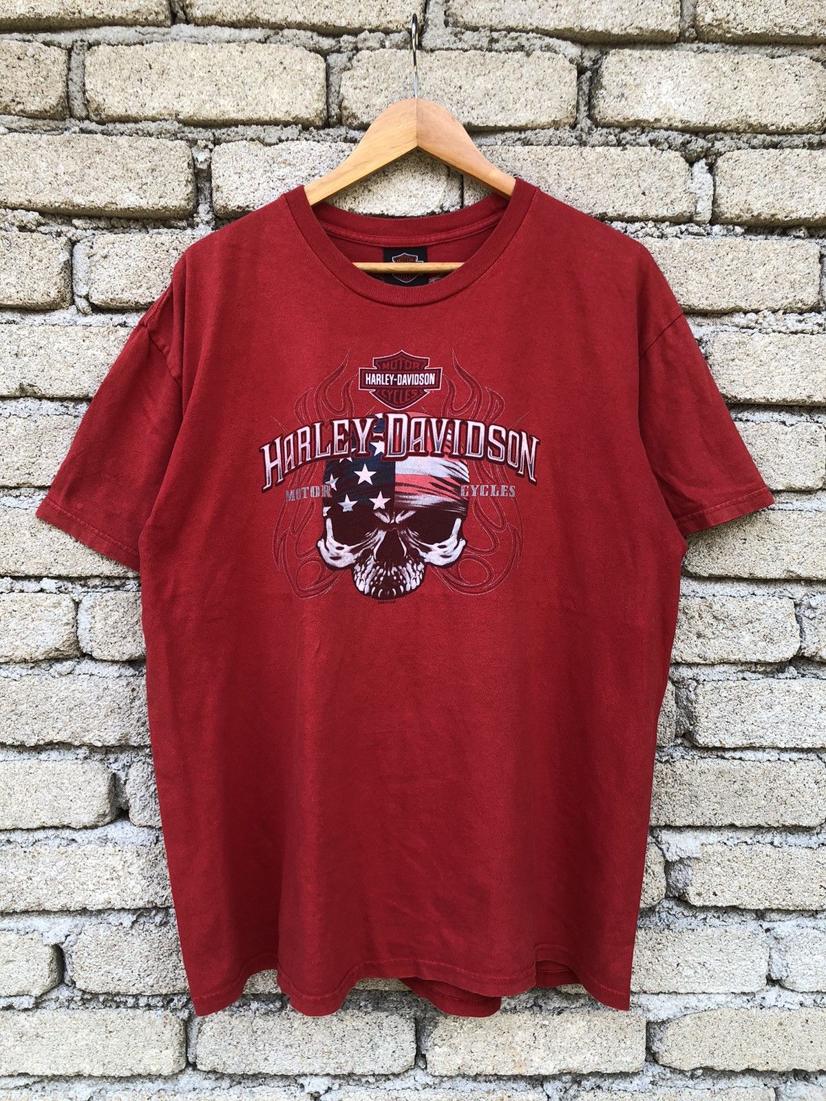 Harley Davidson Vintage Y2K Harley Davidson Of Atlanta Georgia Backhit Tee Size US XL / EU 56 / 4 - 2 Thumbnail