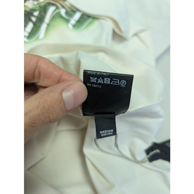 Amiri o1rshd1 Q:2 / Cheetah Logo T-shirt in Alabaster Size US M / EU 48-50 / 2 - 20 Thumbnail