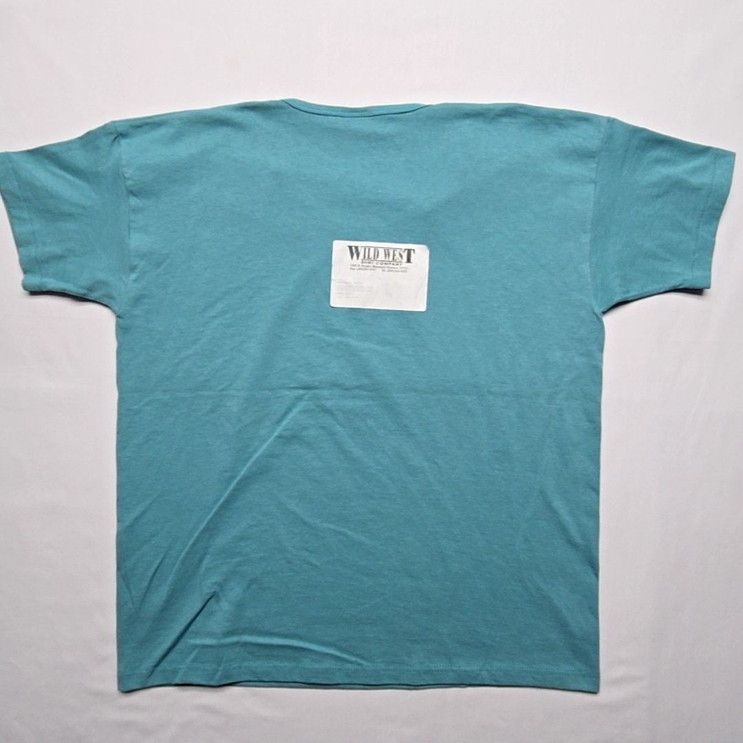 Vintage Vintage Montana Turquoise Tee Flower Blue Boat Neck L Shirt Size L / US 10 / IT 46 - 7 Thumbnail