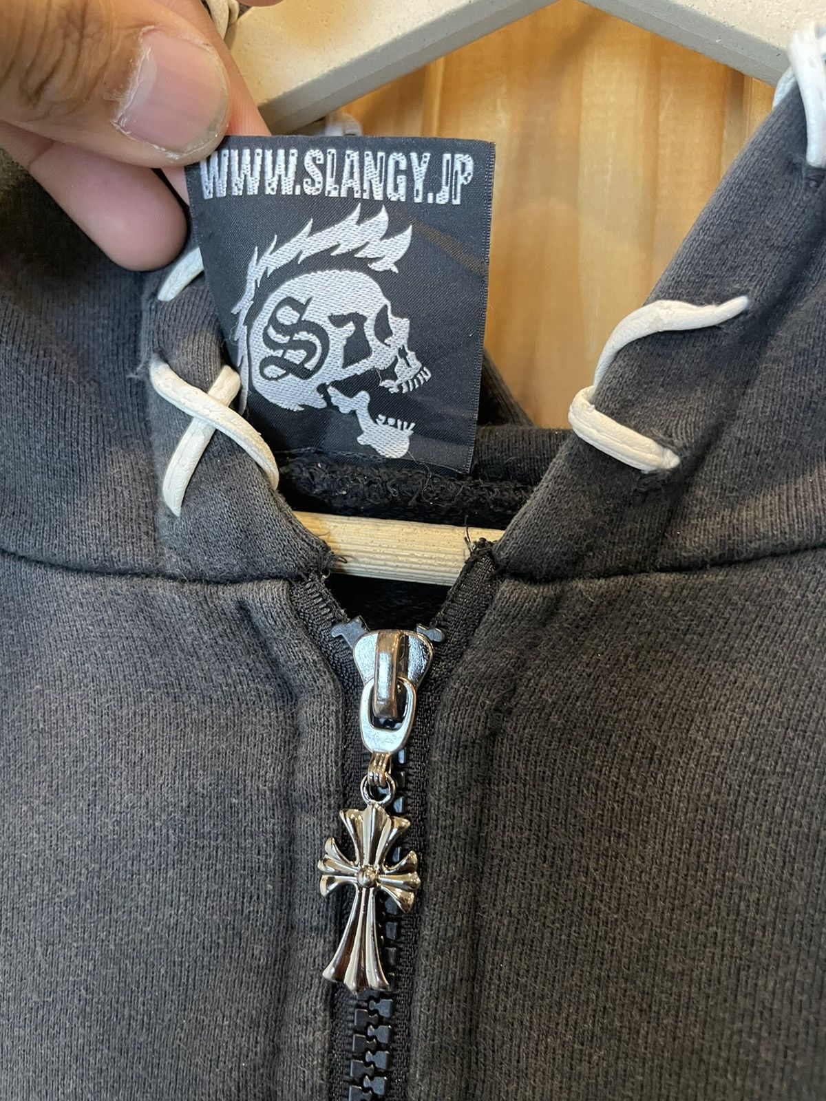 Japanese Brand × Vintage Slangy Japan Chrome Hearts inspired jacket Size US L / EU 52-54 / 3 - 8 Thumbnail
