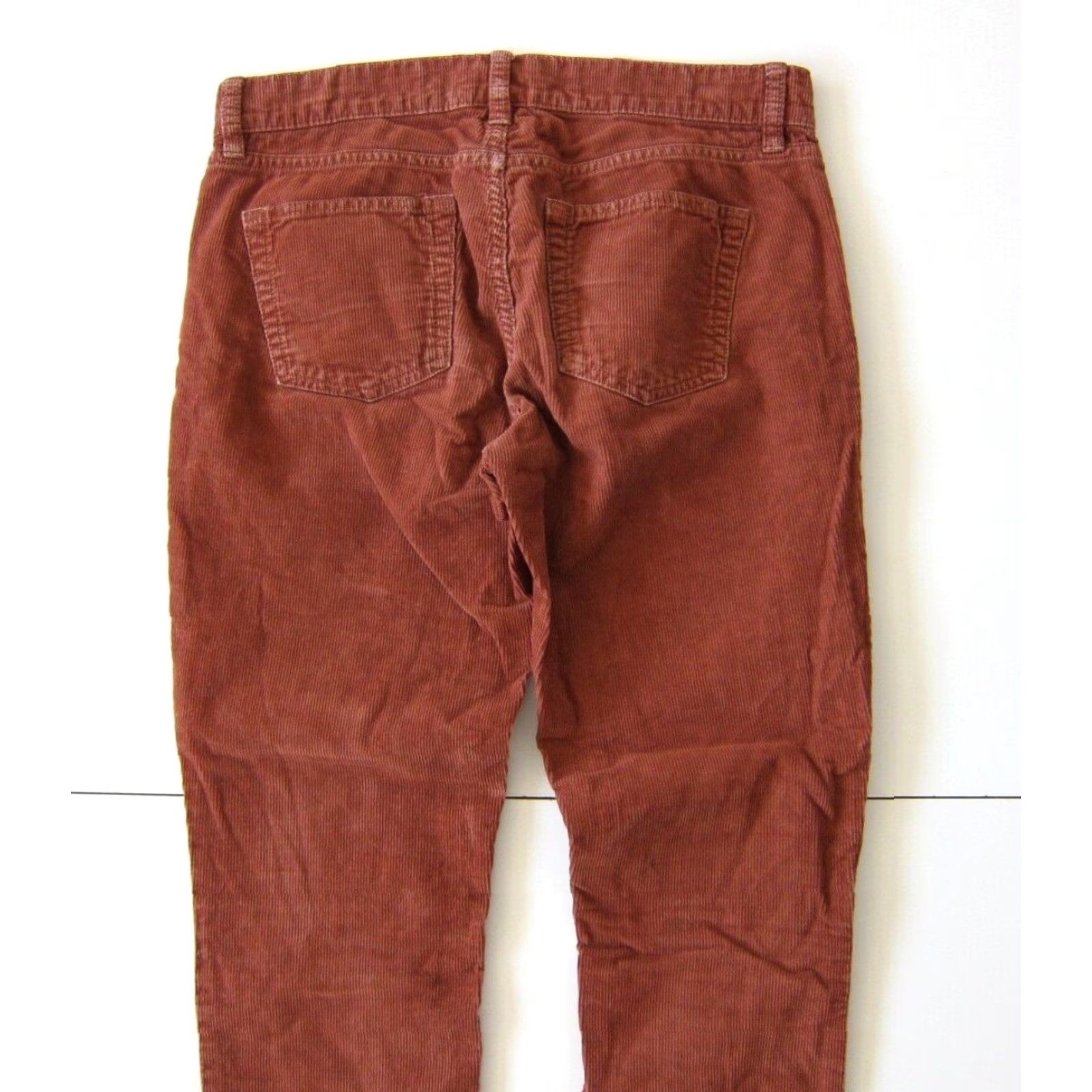 J.Crew VINTAGE J.Crew Cotton Brown Corduroy City Fit Matchstick Skinny Leg Pant 25R Womens Size 42" / US 20 - 6 Thumbnail