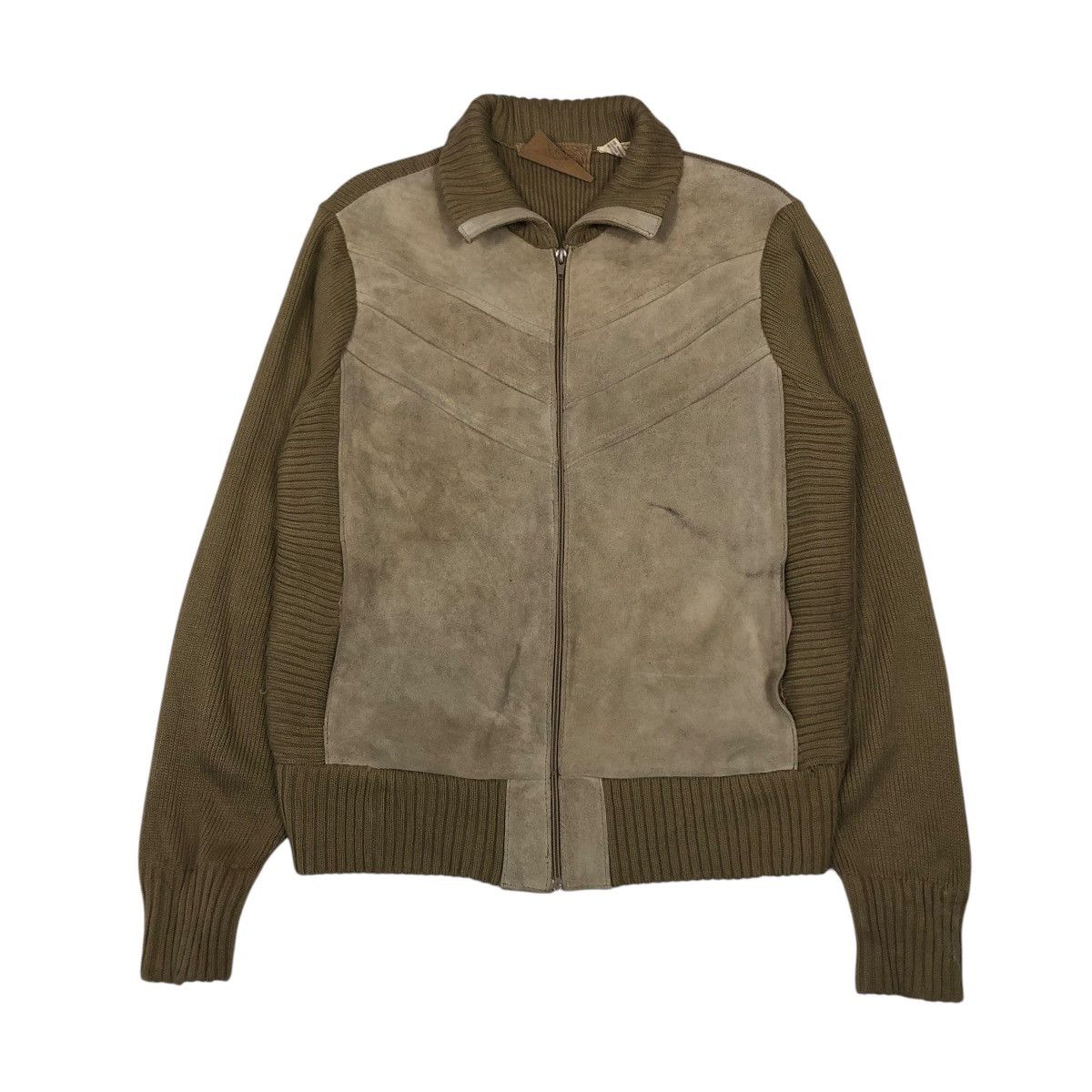 Japanese Brand 🔥VINTAGE LEATHER JACKET BIKER LANDMARK ISSEY MIYAKE Size US L / EU 52-54 / 3 - 1 Thumbnail