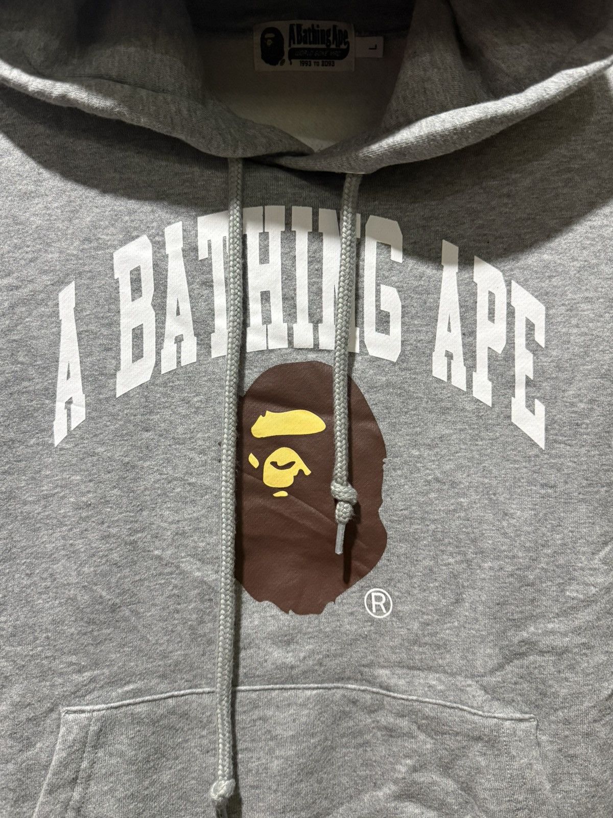Bape A Bathing Ape College Logo Pullover Hoodie Size US L / EU 52-54 / 3 - 2 Thumbnail