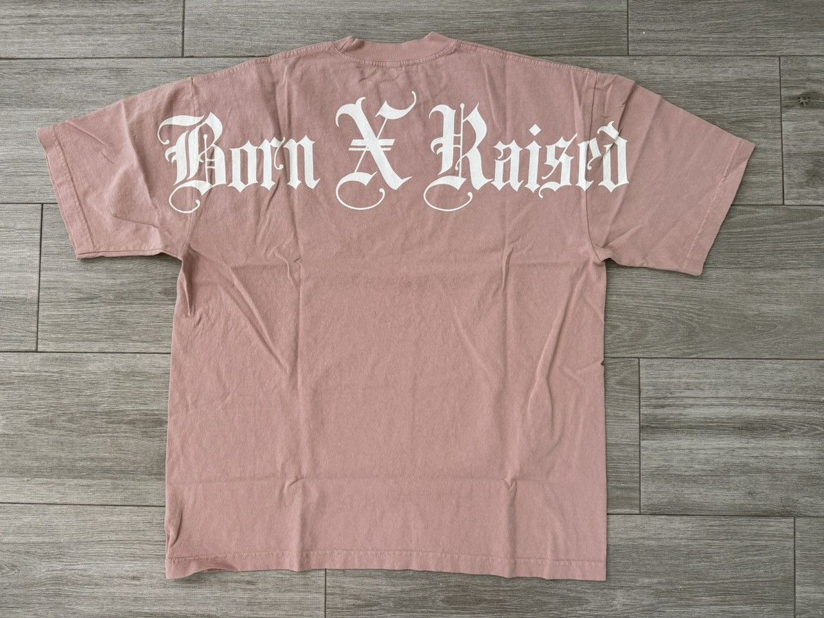 Born X Raised BORN X RAISED BlackLetter Jumbo Arch Tee Dusty Rose Sz Large Size US L / EU 52-54 / 3 - 4 Thumbnail