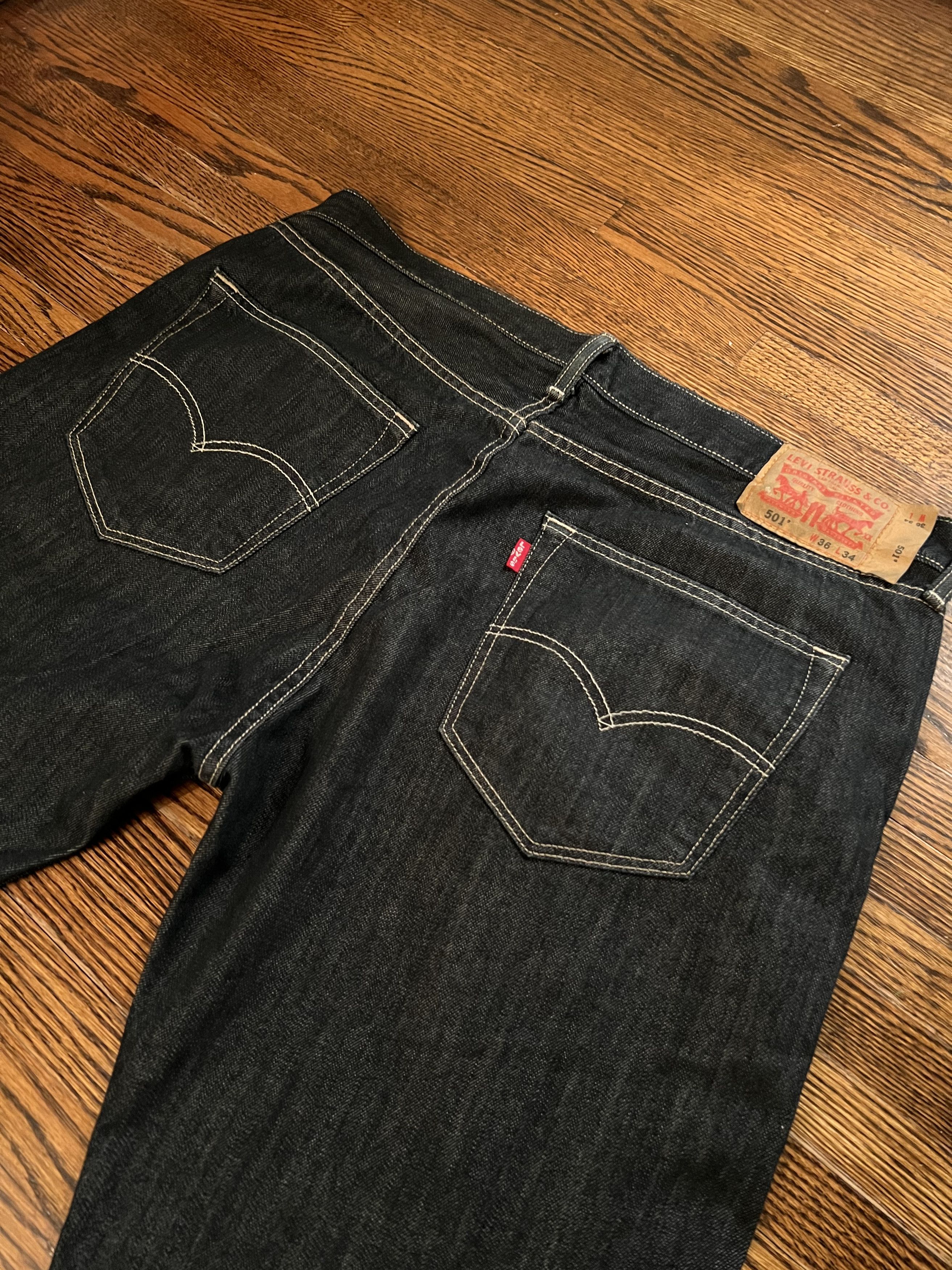 Levi's Levi's 501 Blue Denim Jeans Size US 36 / EU 52 - 3 Thumbnail