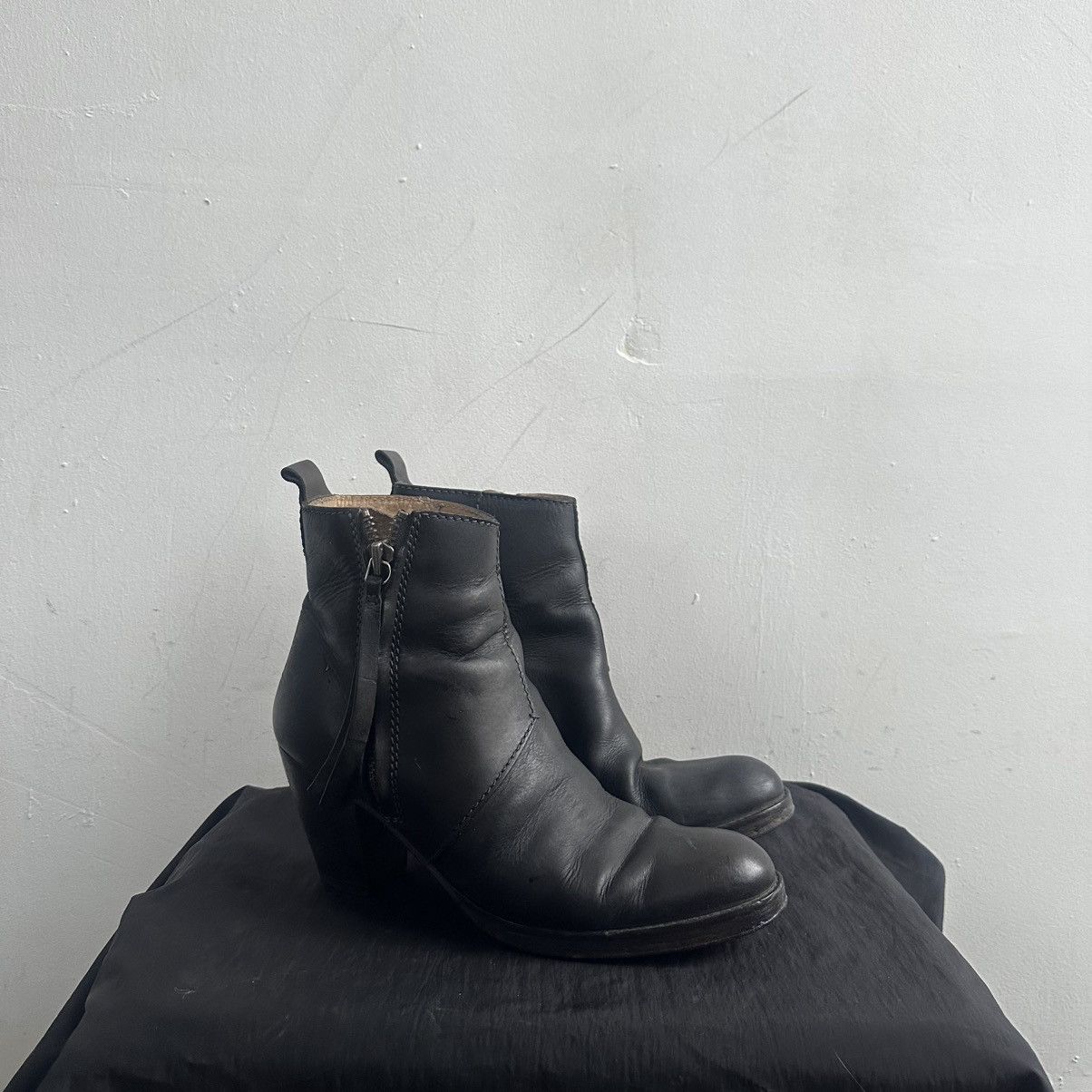 Acne Studios Rare Acne Studios platform Boots Leather Heels Ankle Size US 10 / IT 40 - 2 Thumbnail