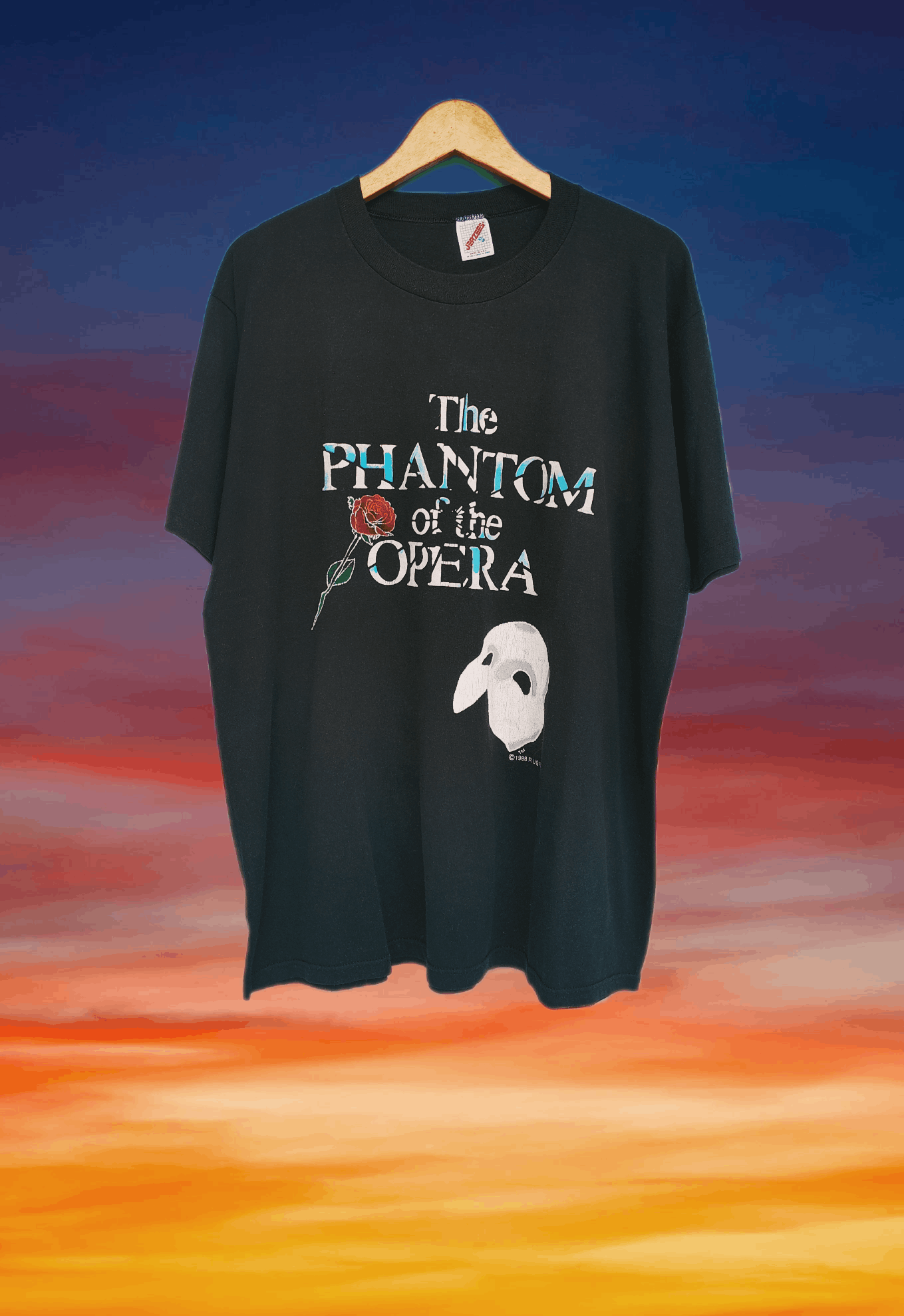 Rap Tees Vintage 80s The Phantom Of The Opera shirt Rap tee style Size US XL / EU 56 / 4 - 1 Thumbnail