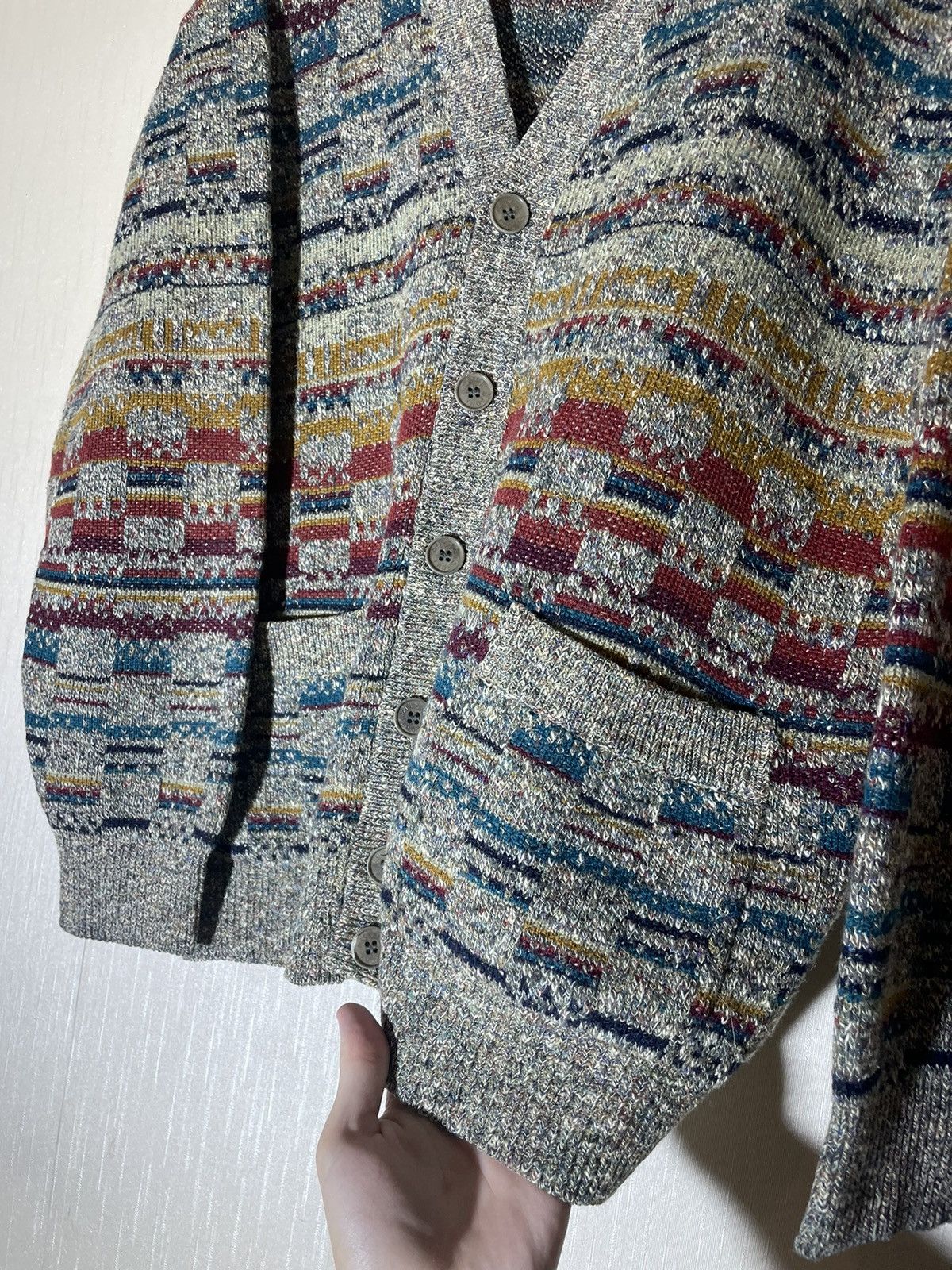 Missoni × Vintage Missoni Sport vintage wool cardigan Size US L / EU 52-54 / 3 - 7 Thumbnail