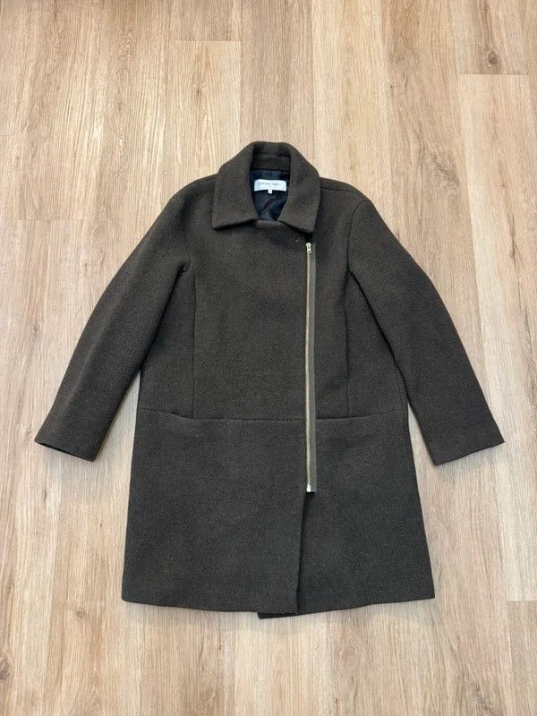 Gerard Darel Gerard Darel Paris Laine Wool Coat Khaki size 46 L Size L / US 10 / IT 46 - 1 Thumbnail