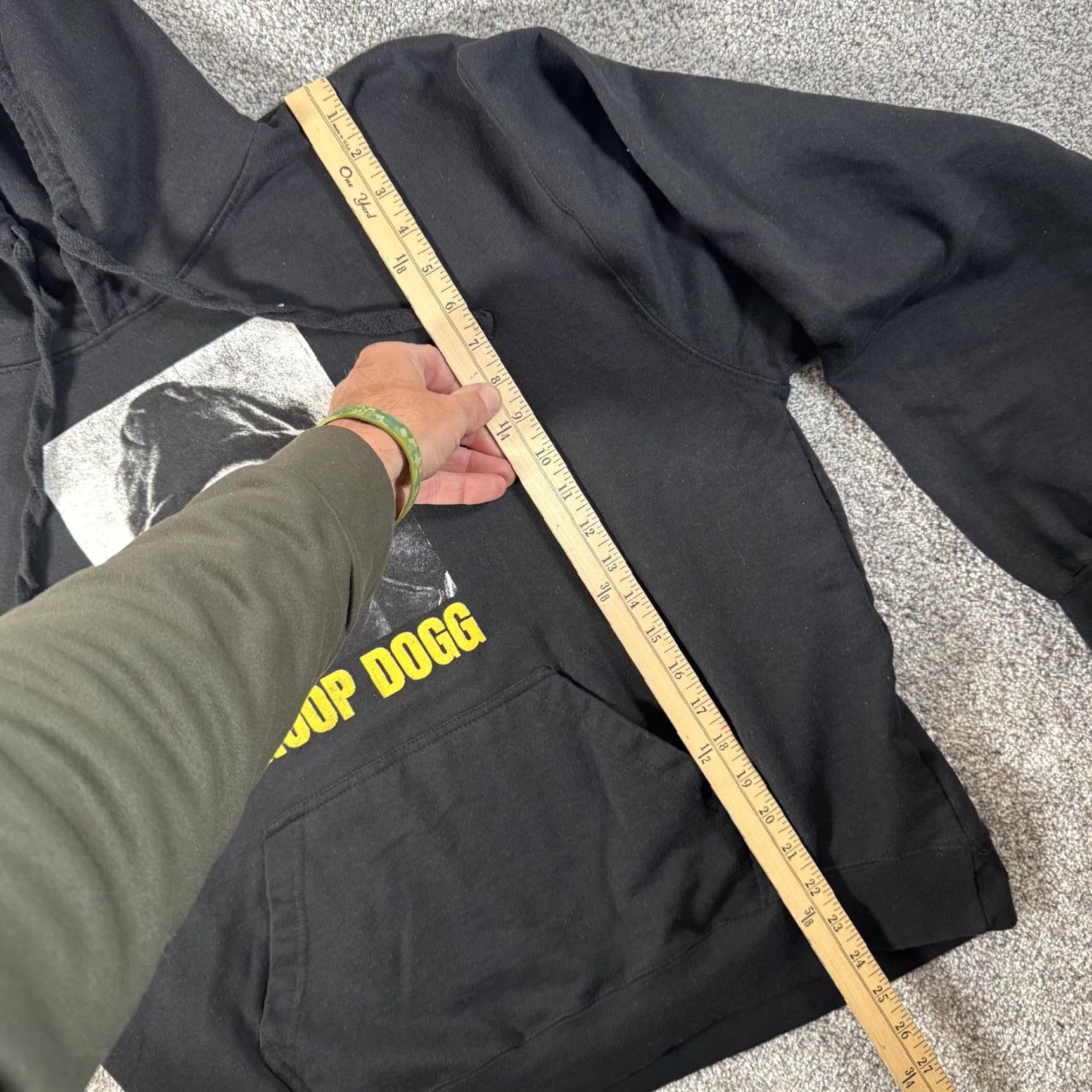 Vintage Snoop Dogg Hoodie Death Row Records Mens XL Black Graphic Pullover Sweatshirt Size US XL / EU 56 / 4 - 2 Thumbnail