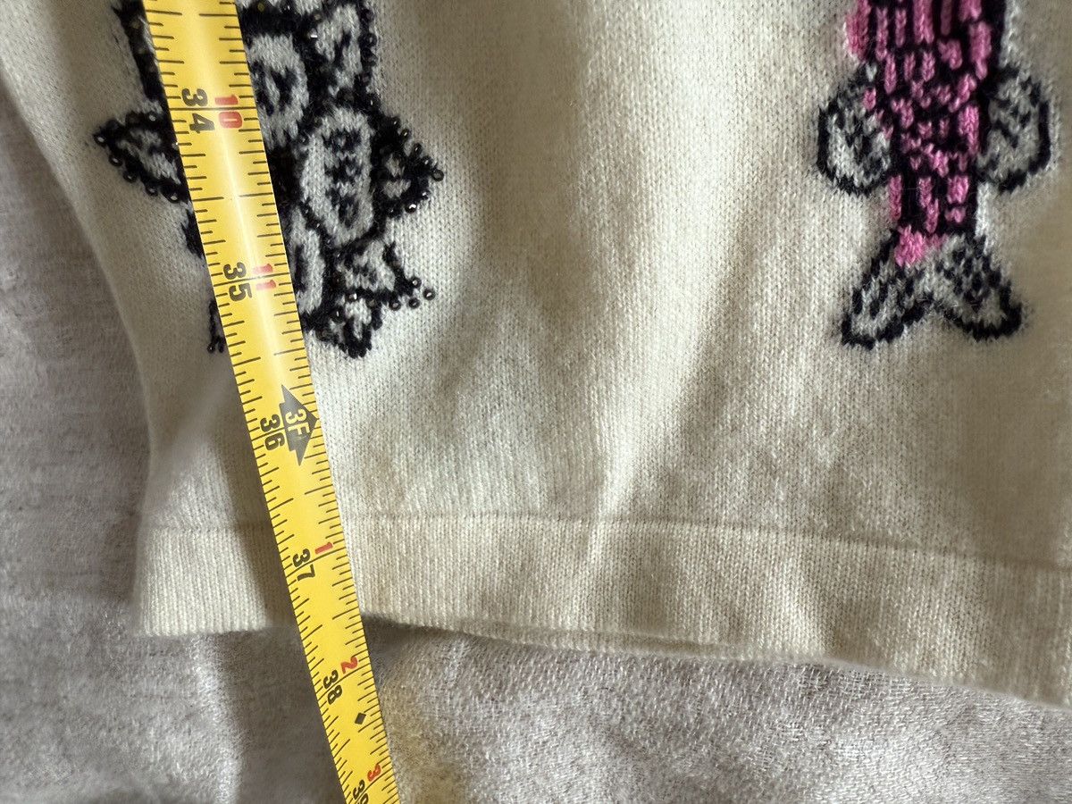 Barrie Nwt Barrie Womens Cashmere Embroidered Crystal Pants Cream Size 27" / US 4 / IT 40 - 9 Thumbnail