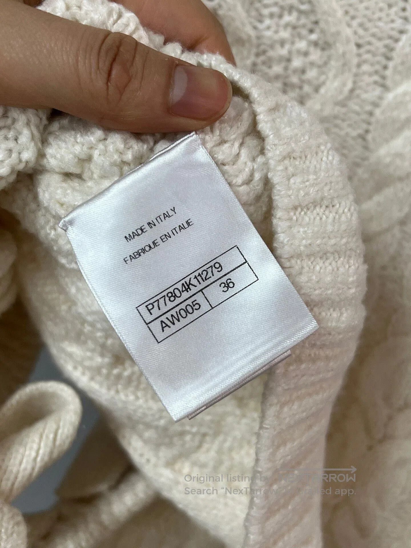 Chanel Chanel Off-White Bow Cardigan. Size XS / US 0-2 / IT 36-38 - 4 Thumbnail