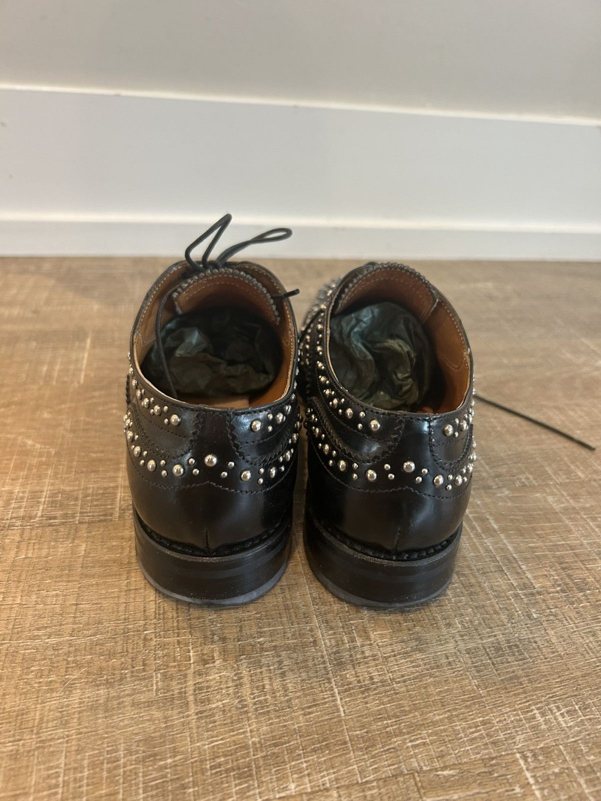 Church's Church’s Burwood Met glossed Leather brogues loafers Size US 7 / IT 37 - 6 Thumbnail