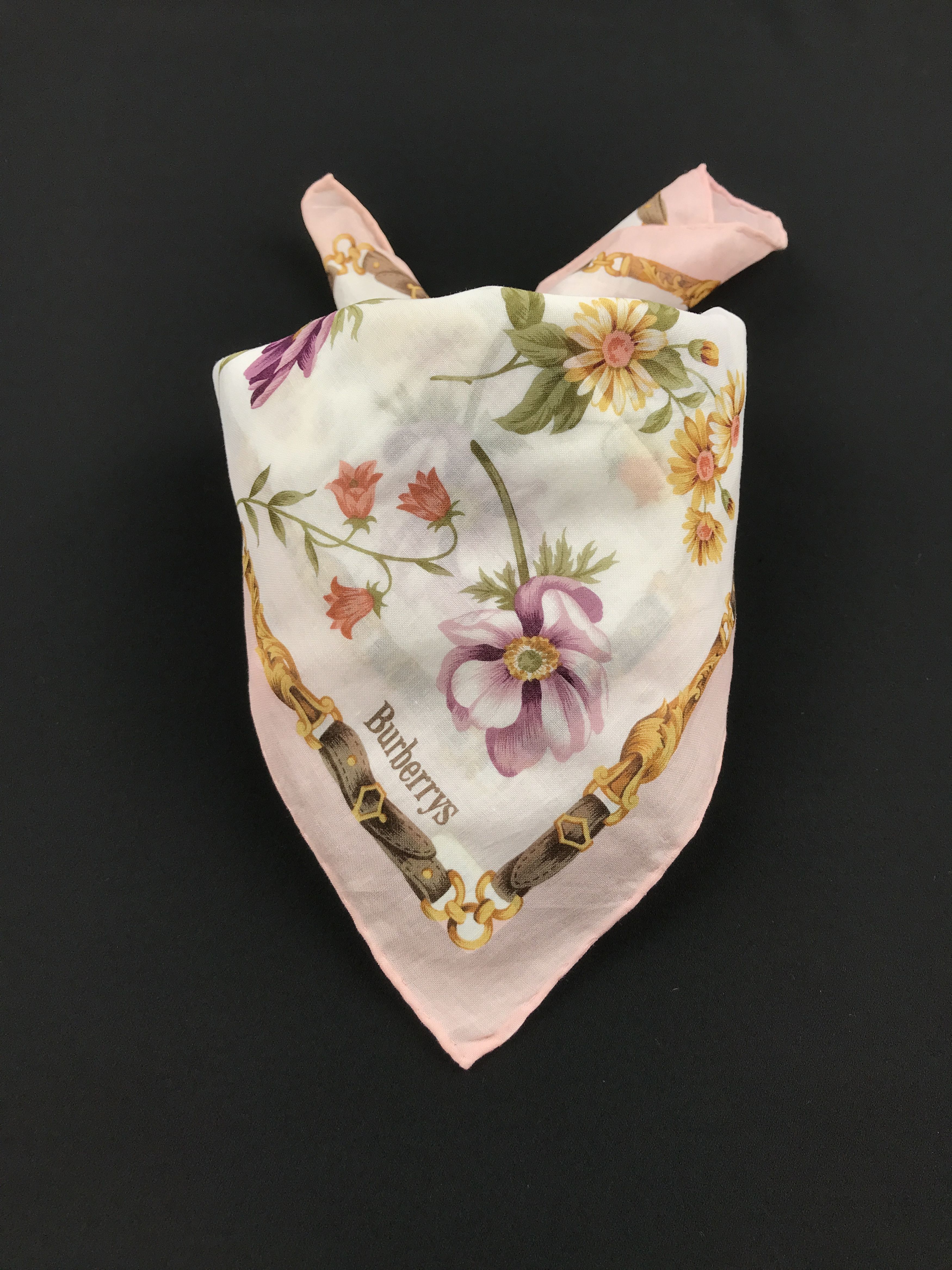 Burberry × Vintage Vintage Burberry Bandana Neckerchief Handkerchief Size ONE SIZE - 3 Thumbnail