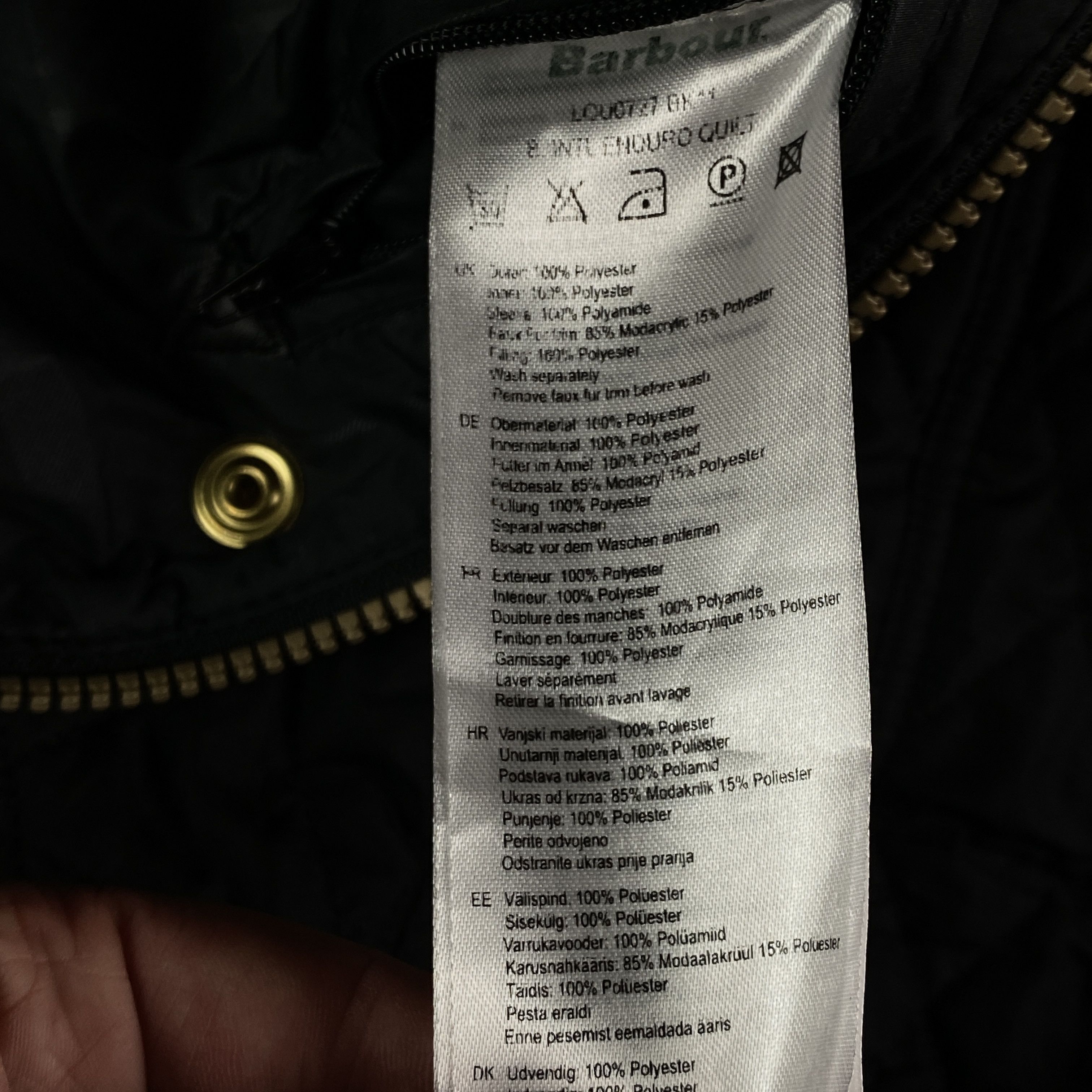 Barbour Women’s Quilted Coat Jacket Barbour International Size US 8 Size M / US 6-8 / IT 42-44 - 6 Thumbnail