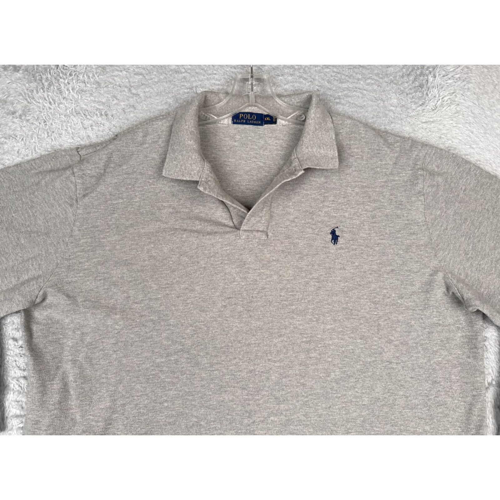 Ralph Lauren Polo Ralph Lauren Polo Shirt Men 2XL Gray 100% Cotton Long Sleeve Golfer Shirt Polo Ralph Lauren Men 2XL Gray Size US XXL / EU 58 / 5 - 4 Thumbnail