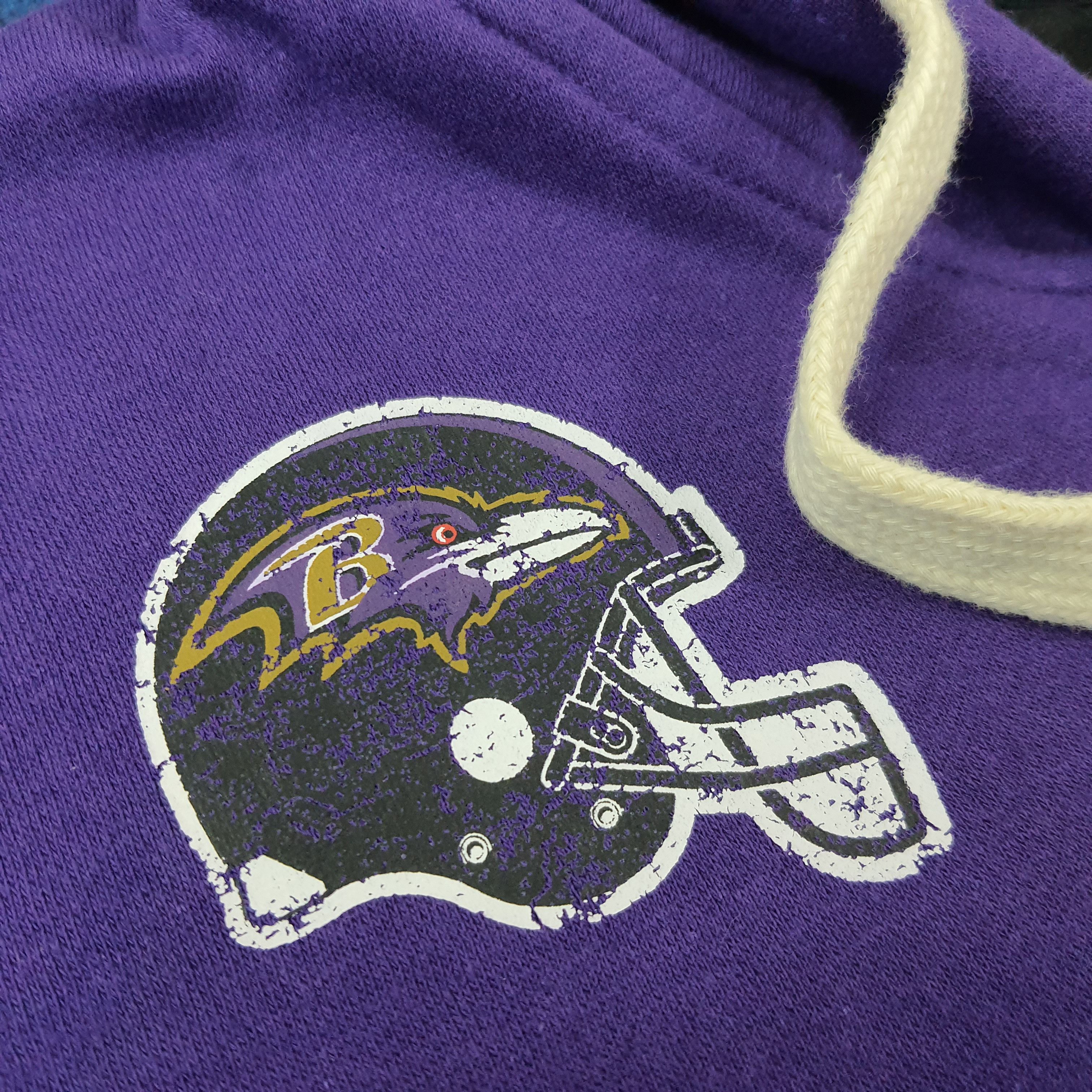 NFL Vintage NFL Ravens Football Team Zipper Hoodie C260N26 Size US M / EU 48-50 / 2 - 3 Thumbnail