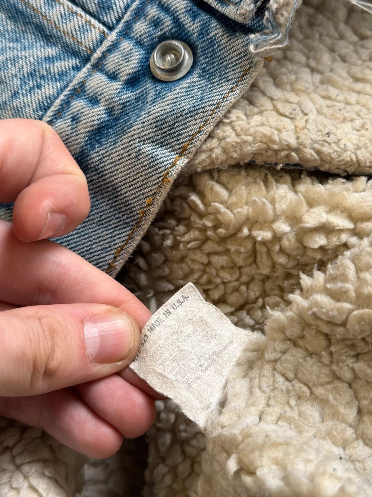 Levi's Veste Jean Levi's Type III trucker 71608 Made In USA 1980 Size US M / EU 48-50 / 2 - 8 Thumbnail