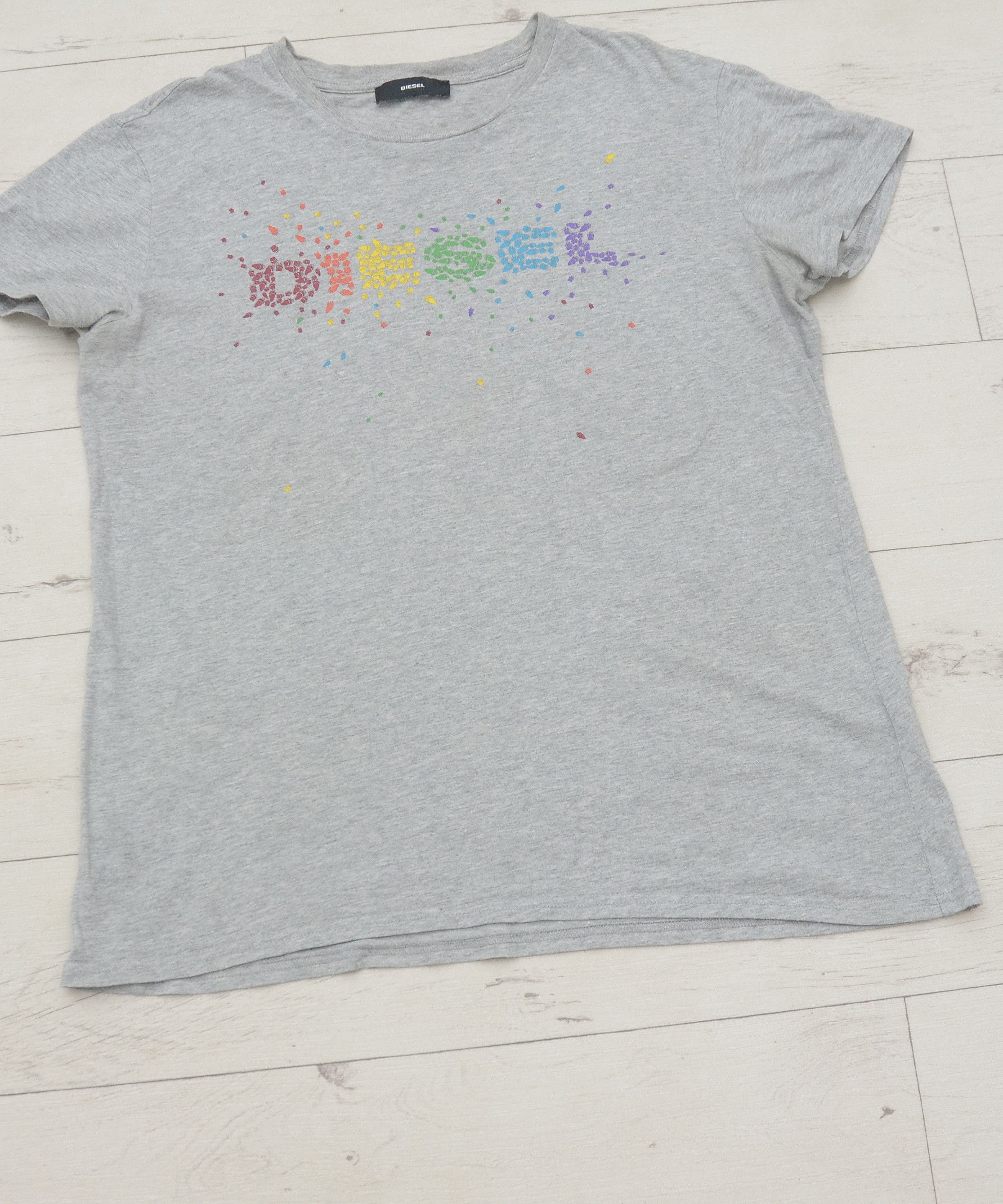 Diesel Vintage Diesel Big Logo Women’s T Shirt Tee Y2K Size XL / US 12-14 / IT 48-50 - 3 Thumbnail