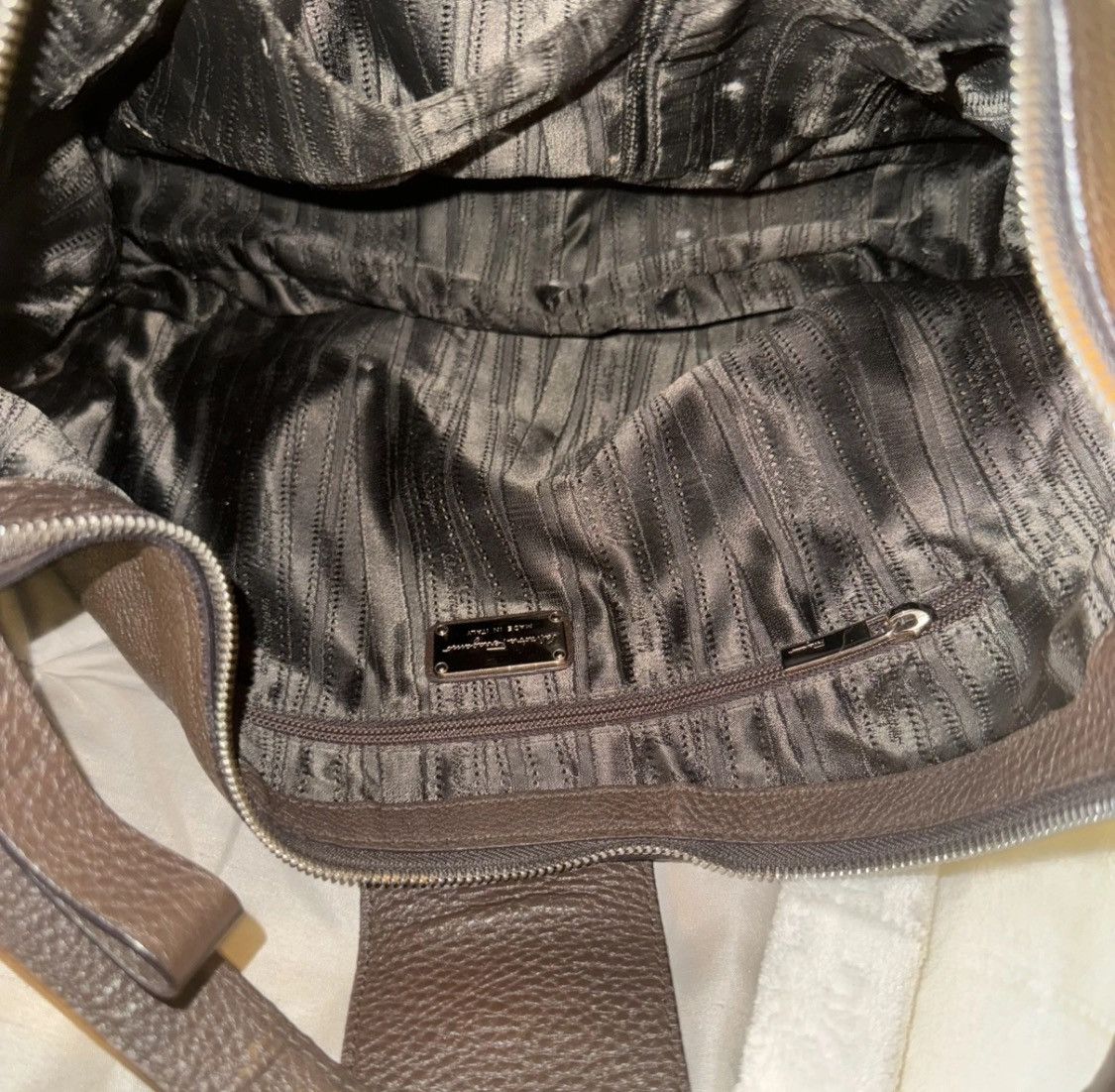 Salvatore Ferragamo Salvatore Ferragamo Leather hobo style Shoulder Bag Size ONE SIZE - 5 Thumbnail