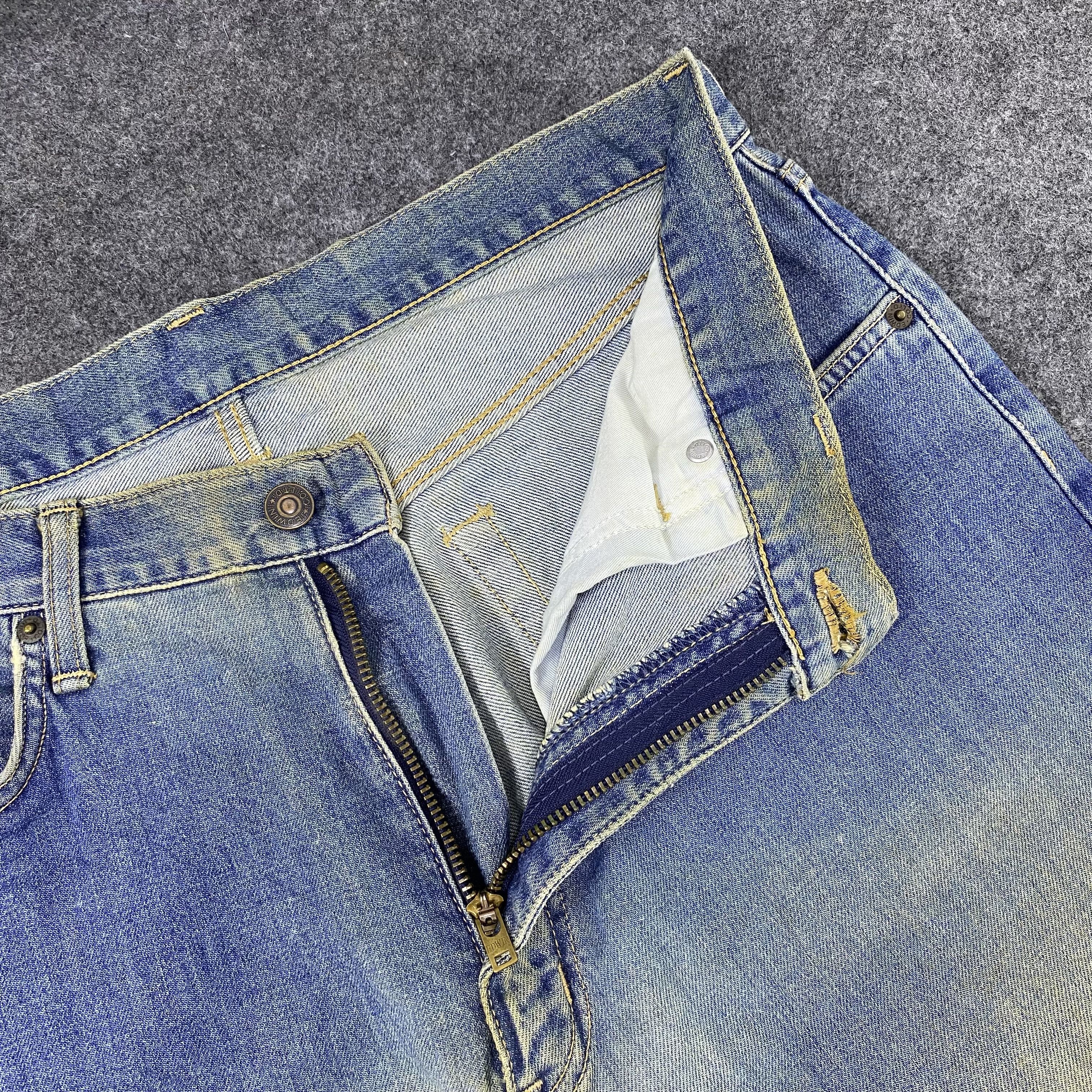 Edwin Vintage Edwin 434 Distress Blue Wash Denim-J1185 Size US 32 / EU 48 - 8 Thumbnail