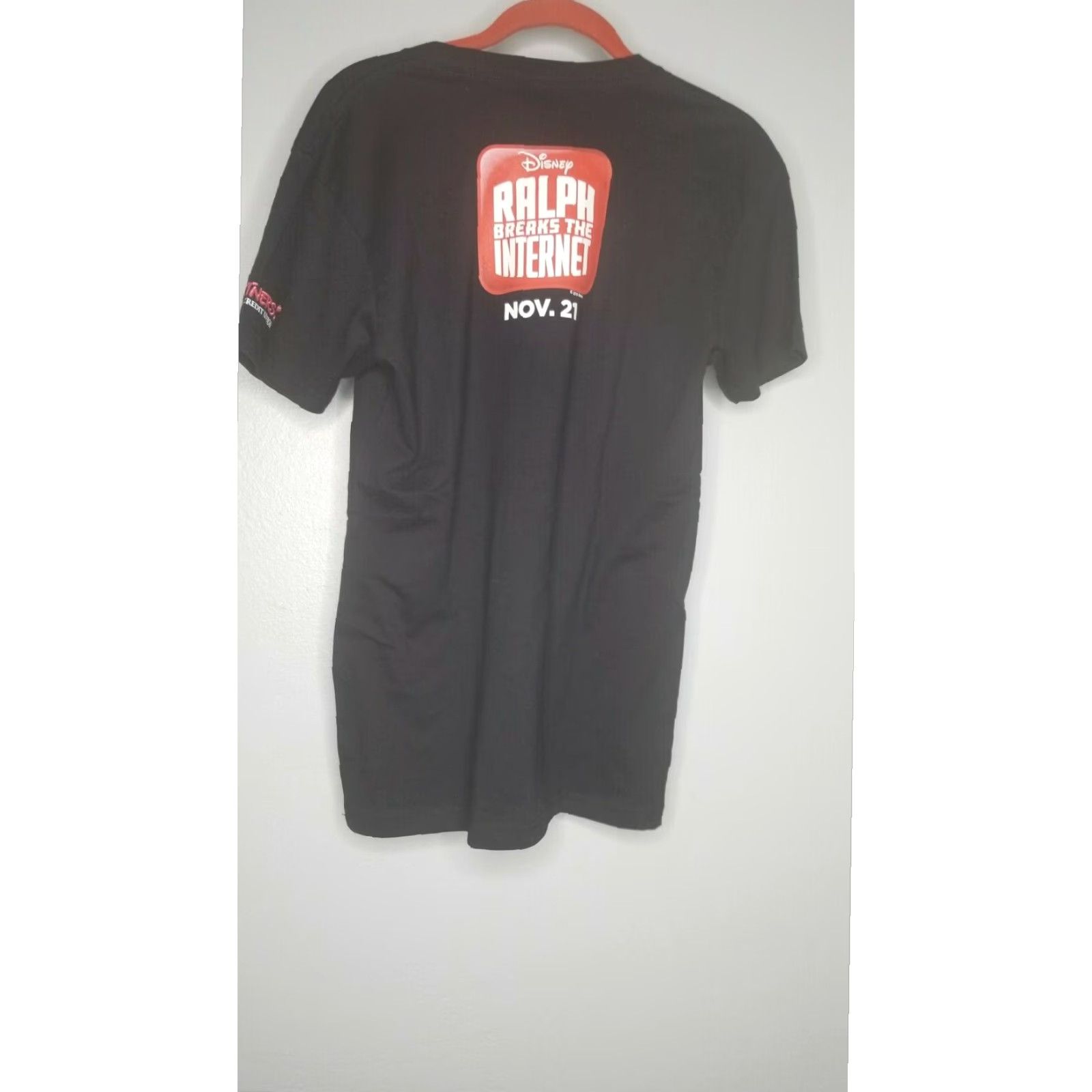 Next Level Next Level Mens Graphic Tee Wreck It Ralph 2 Ralph Breaks The Internet Black Small Size US S / EU 44-46 / 1 - 6 Thumbnail