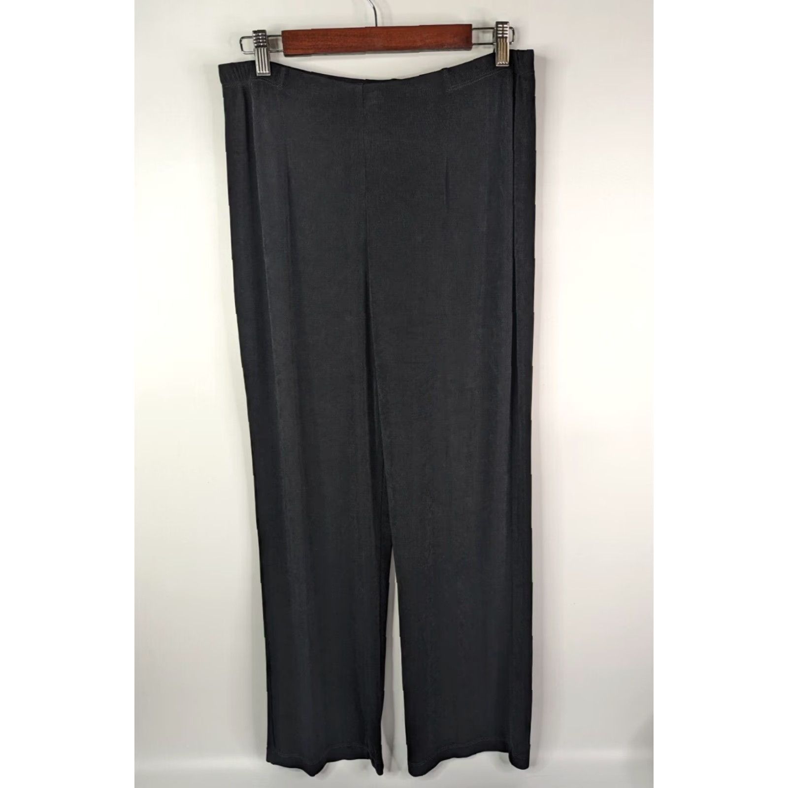 Vintage VINTAGE Chico’s Travelers Black Slinky Pull On Pants Wrinkle Free Size L Size 36" / US 14 / IT 50 - 2 Thumbnail