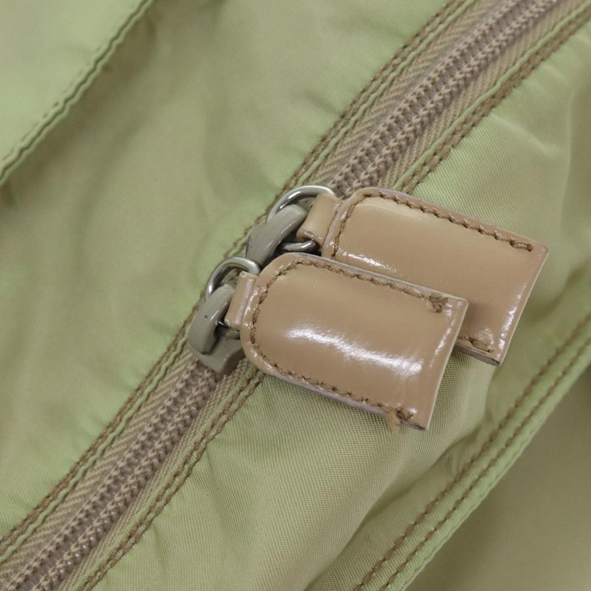 Prada PRADA Tote Bag Nylon Beige Silver Size ONE SIZE - 9 Thumbnail