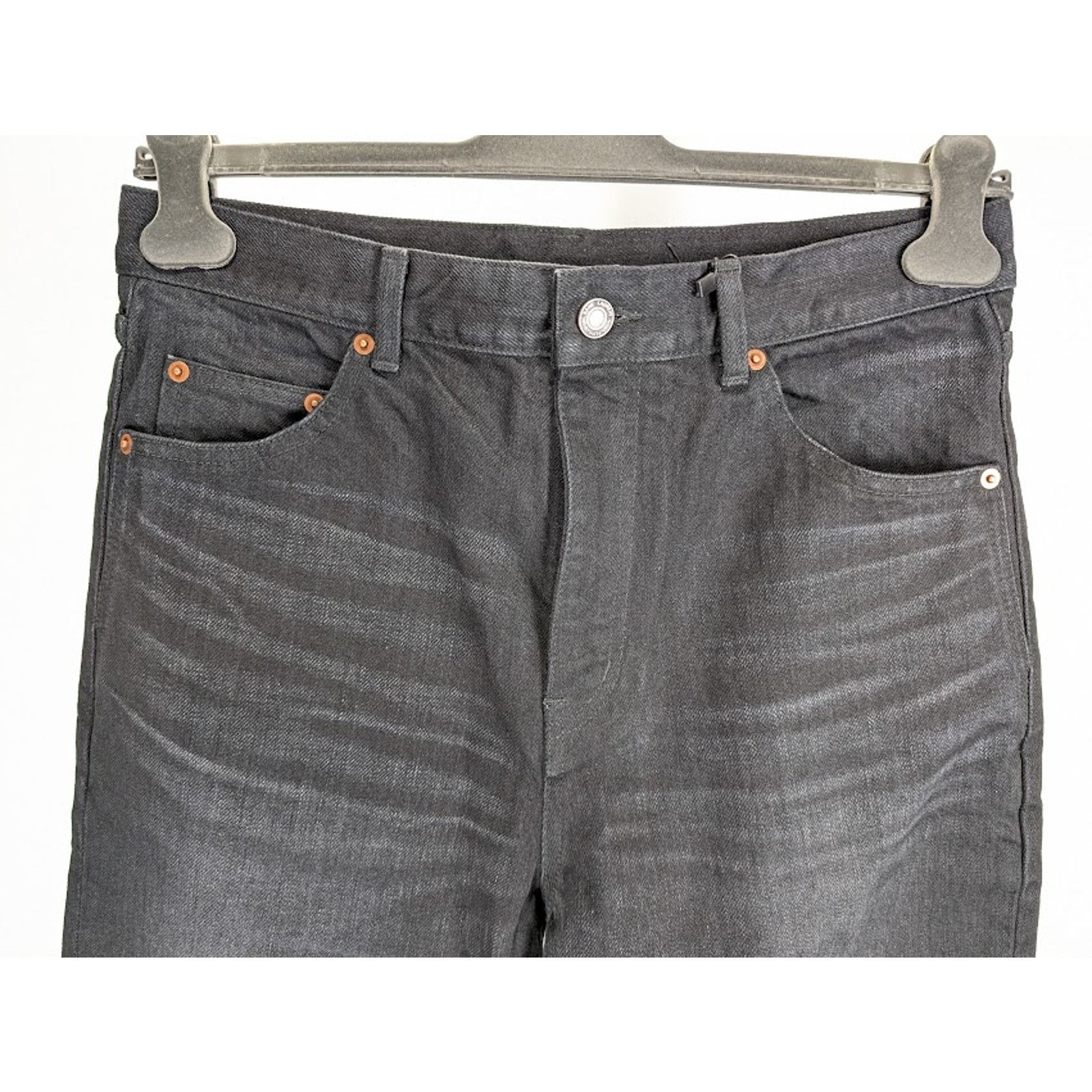 Saint Laurent Paris o1rshd1 D35 70's Flare Denim Jeans in Black Size US 34 / EU 50 - 9 Thumbnail