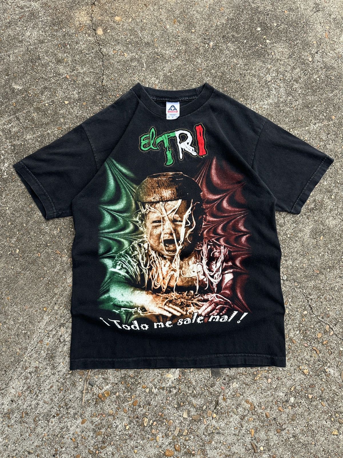 image of Band Tees x Vintage (M) Vintage El Tri Band Tee in Black, Men's (Size Medium)