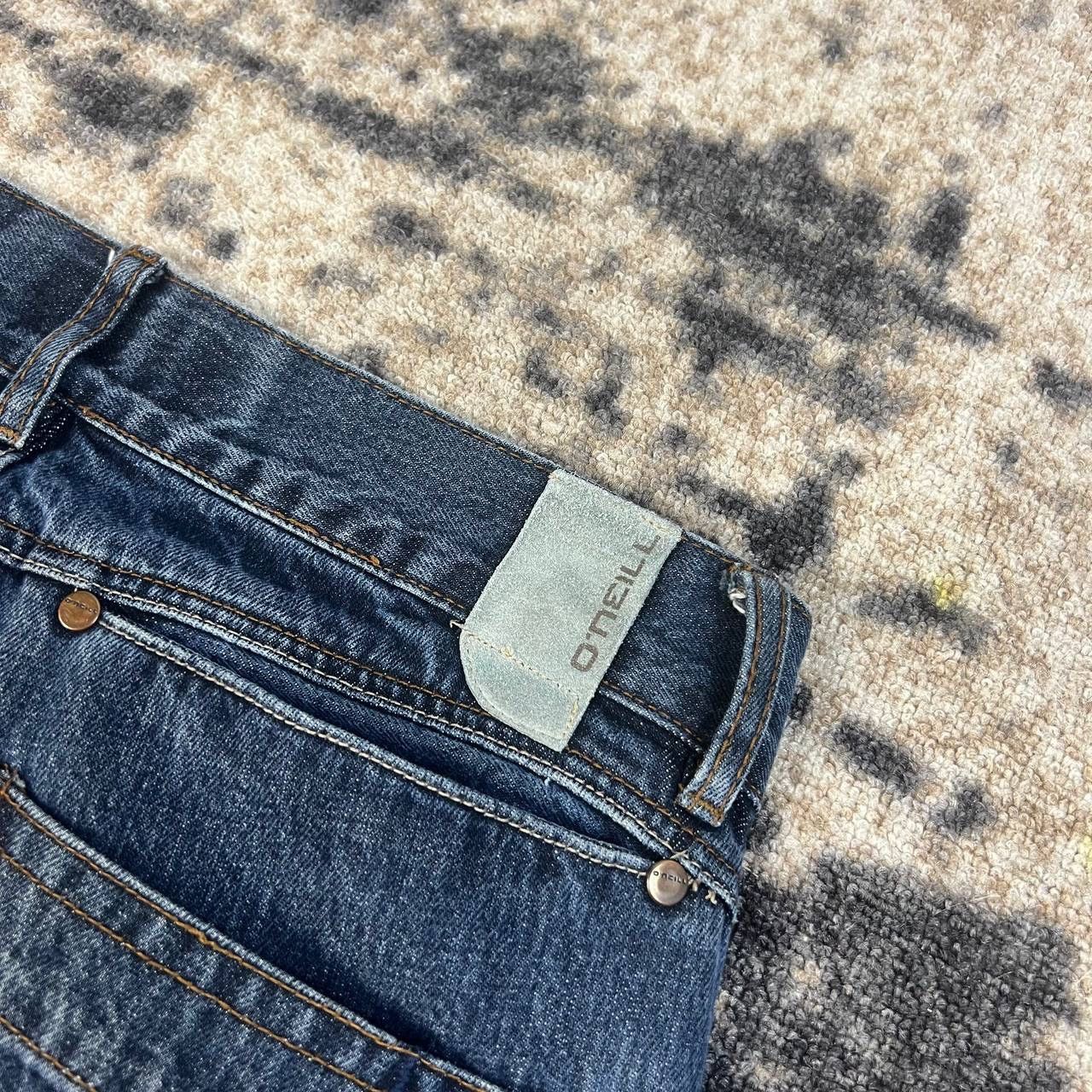 O'Neill Oneill Vintage Y2K Mini Logo Distressed Denim Jeans Size US 32 / EU 48 - 4 Thumbnail